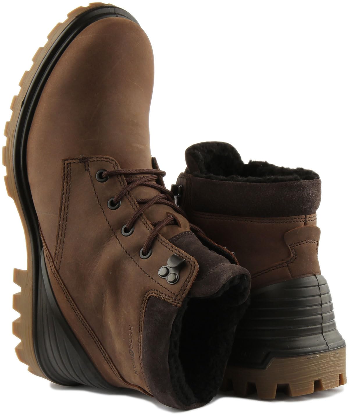 ECCO Tredtray Mocassins Homme Nubuck Marron