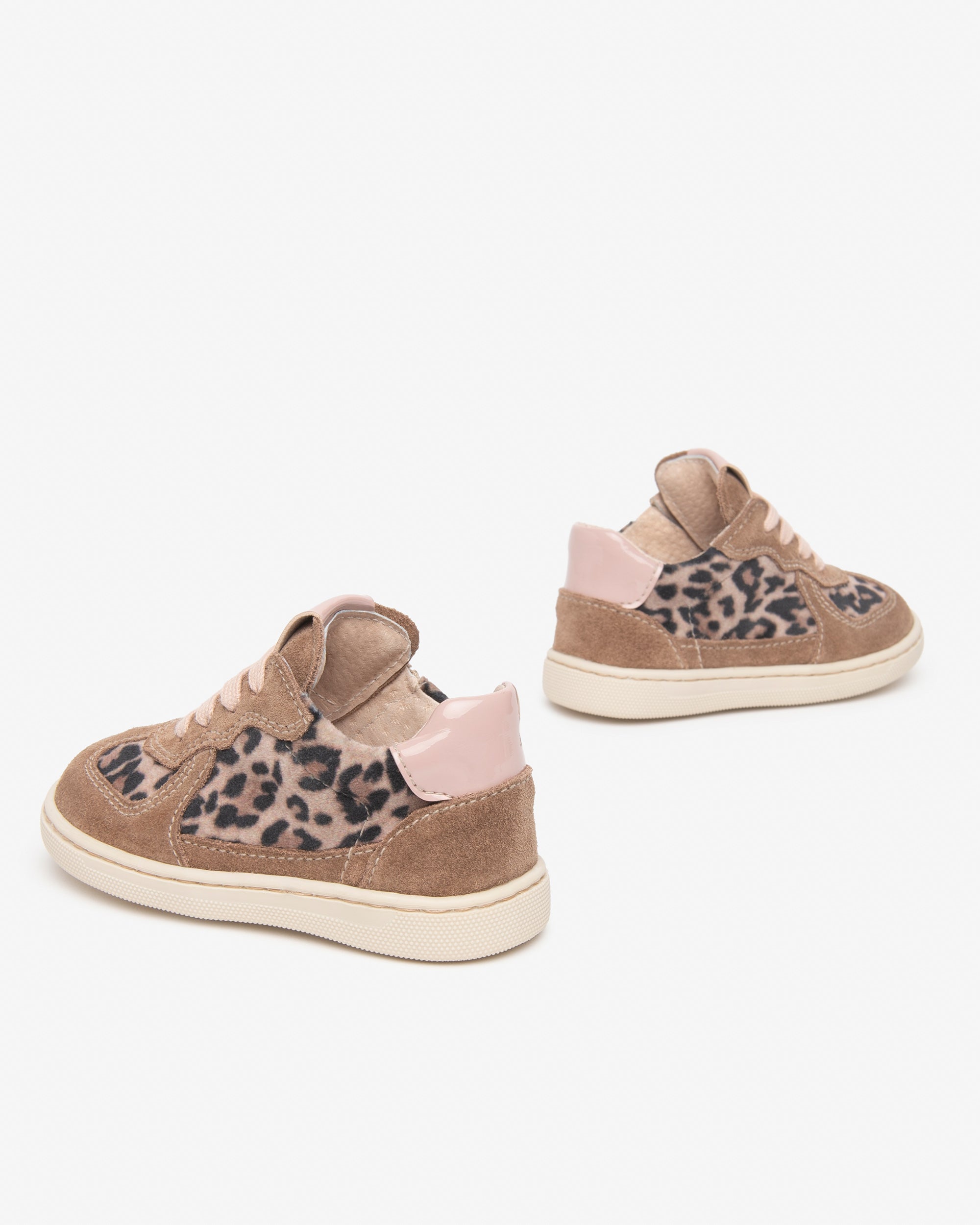 NeroGiardini Sneakers velours fille zip animalier