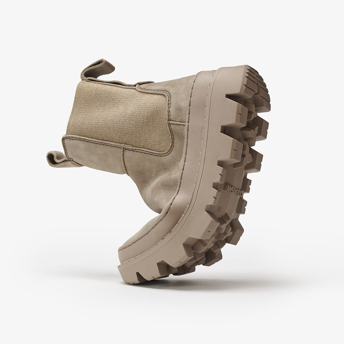 Satorisan Unalome Elastics Premium bottines cuir Loden