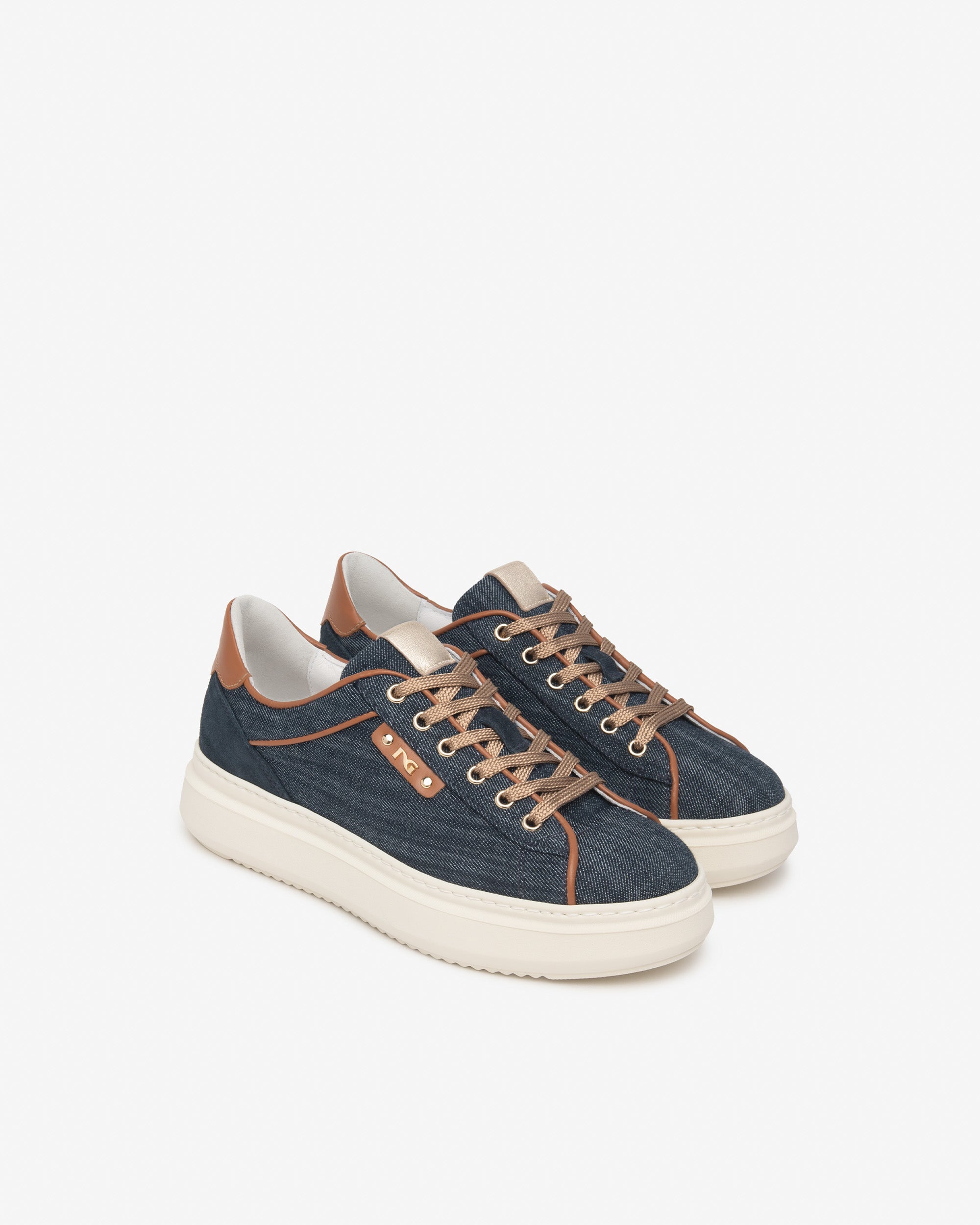 NeroGiardini Sneakers Femme Tissu Cuir 38