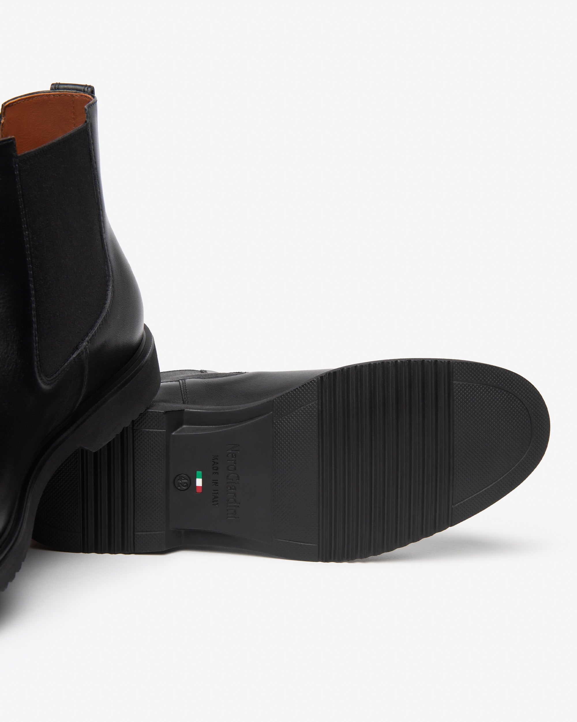NeroGiardini Bottines Chelsea Bottines Homme Cuir Élastique