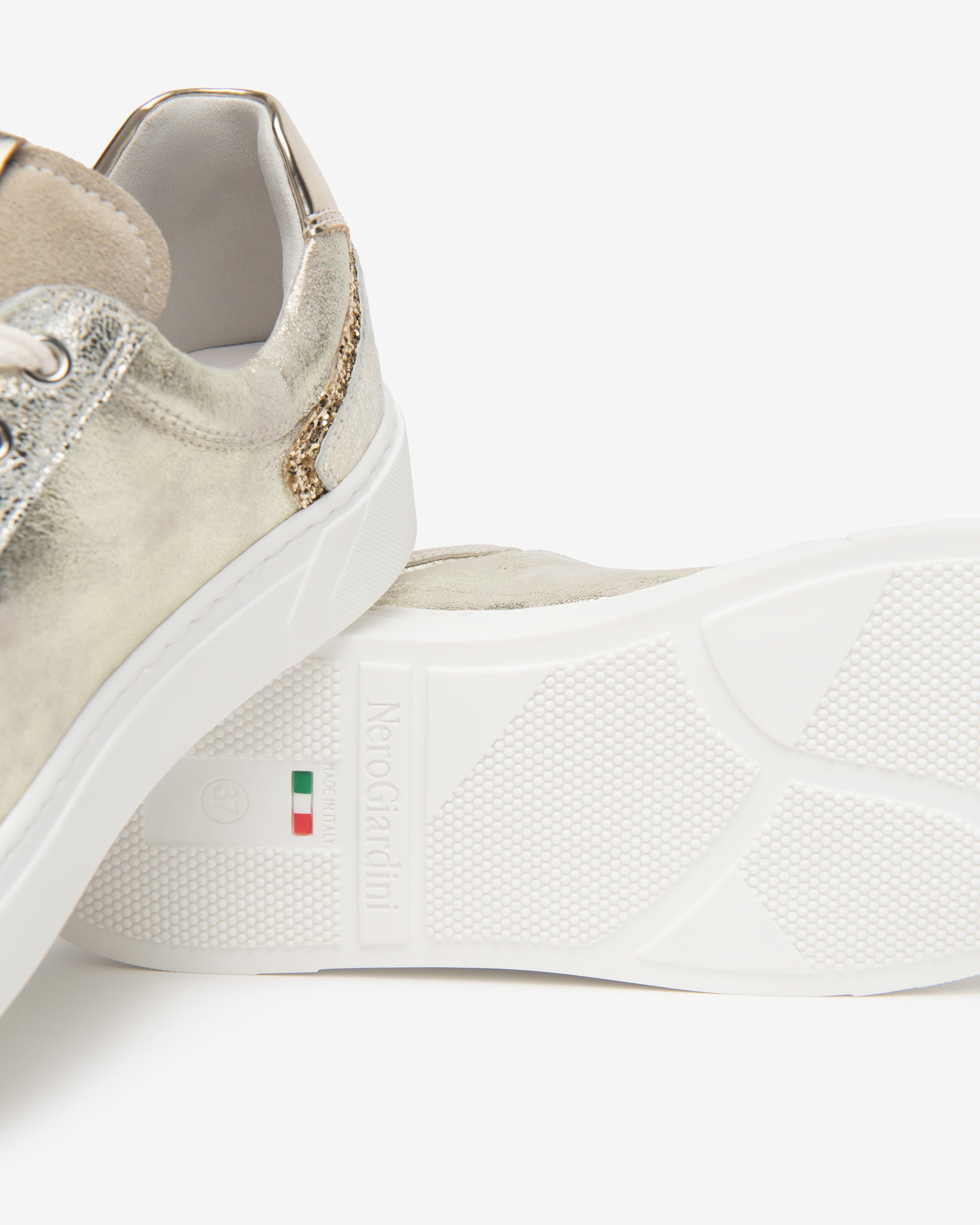NeroGiardini Sneakers baskets femme cuir memory DryGo