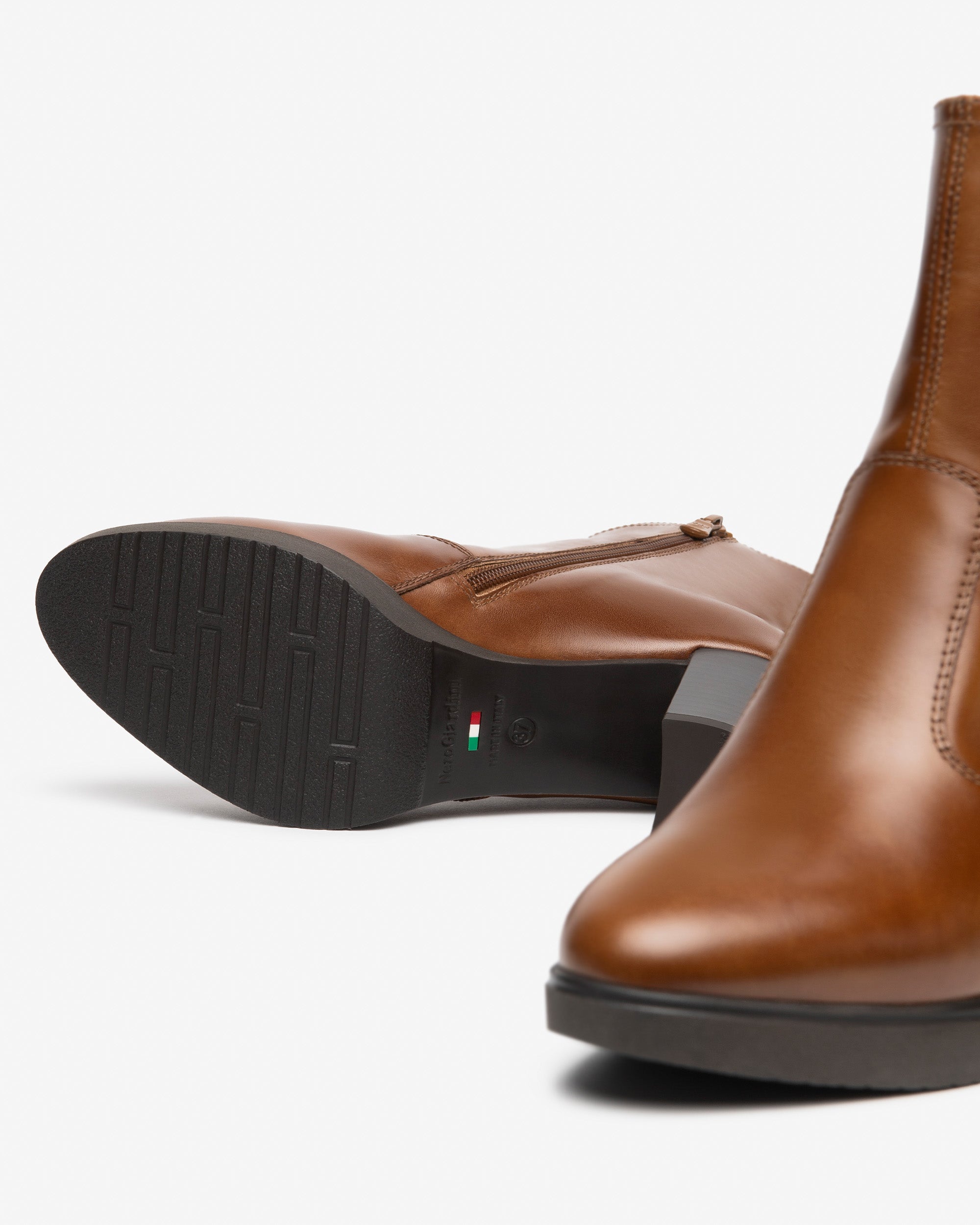 Nerogiardini Bottines Femme Cuir Plateforme 70mm