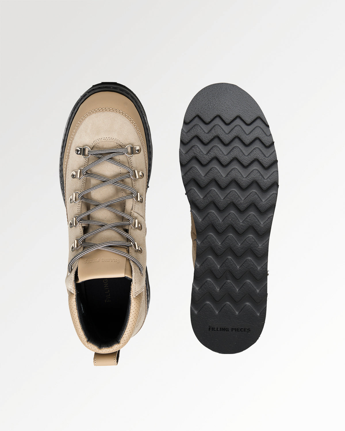Filling Pieces Glacier Boot Suede Taupe boots taupe
