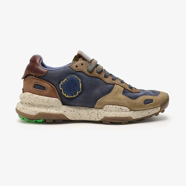 Satorisan Chacrona Premium baskets Navy cuir