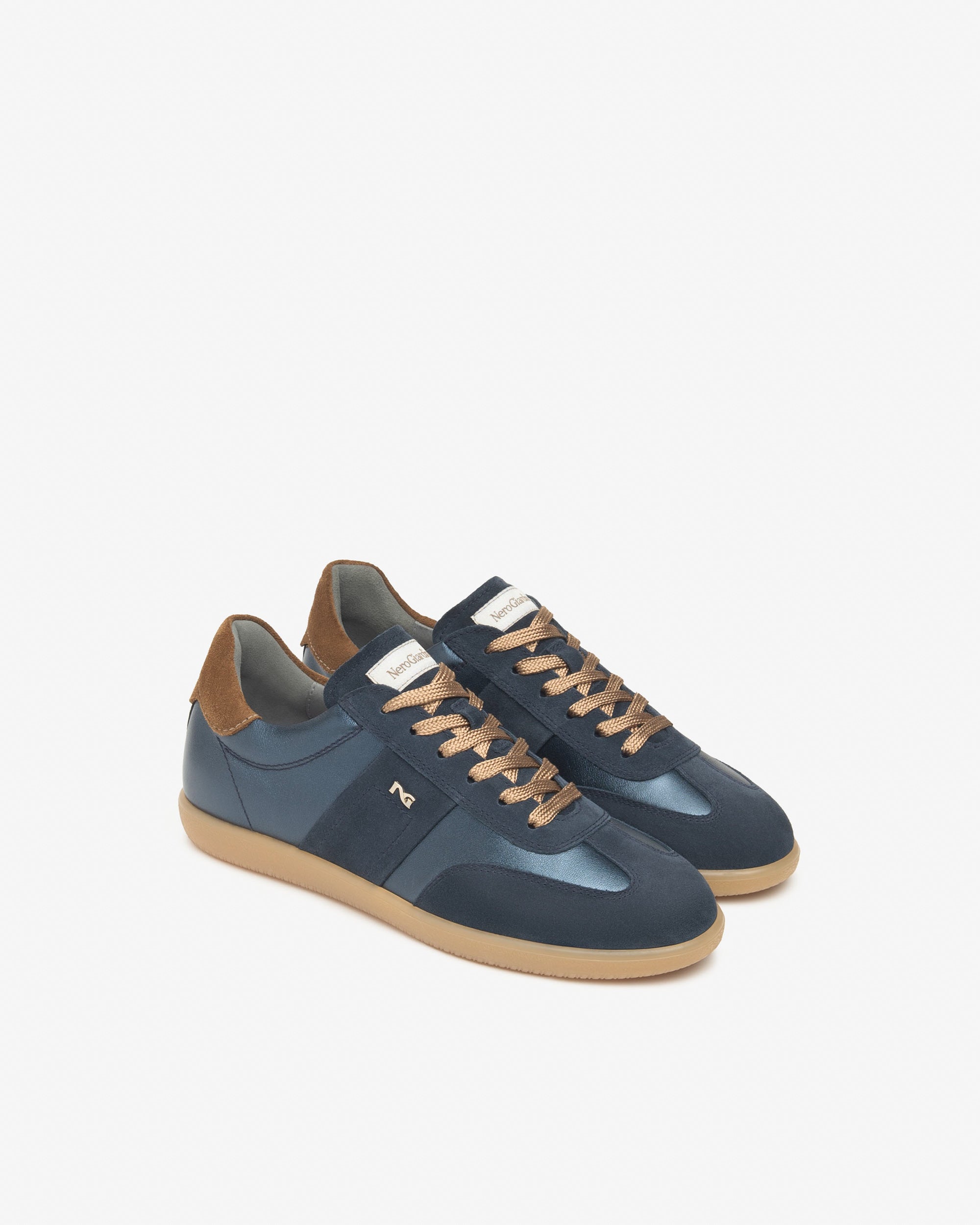 NeroGiardini Sneakers Femme Cuir Velours DryGo Memory