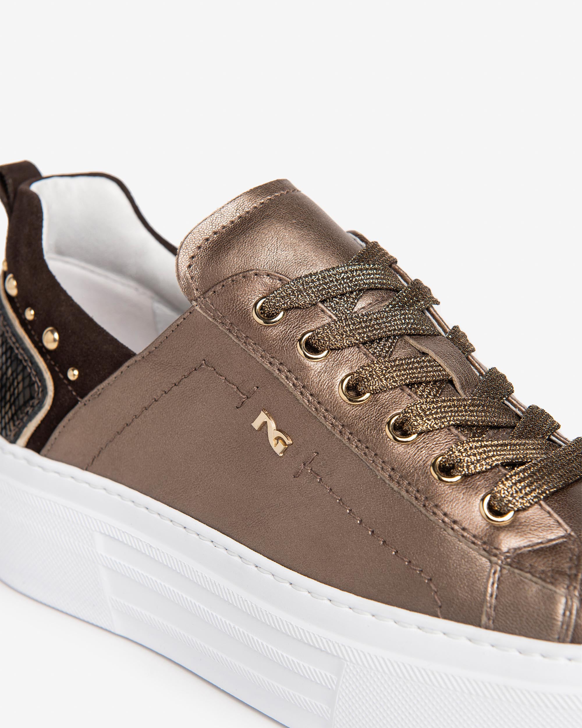 NeroGiardini Sneakers Femme Cuir Velours DryGo