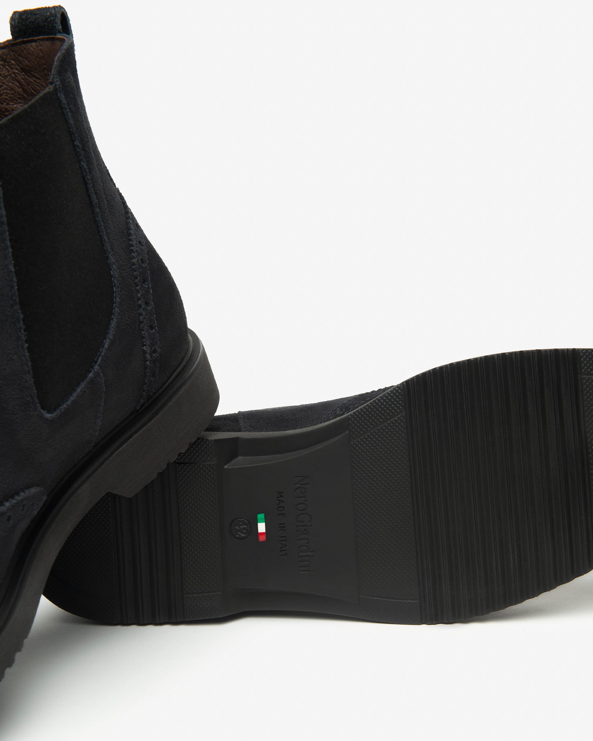 NeroGiardini Chelsea Homme Cuir Velours Bottines