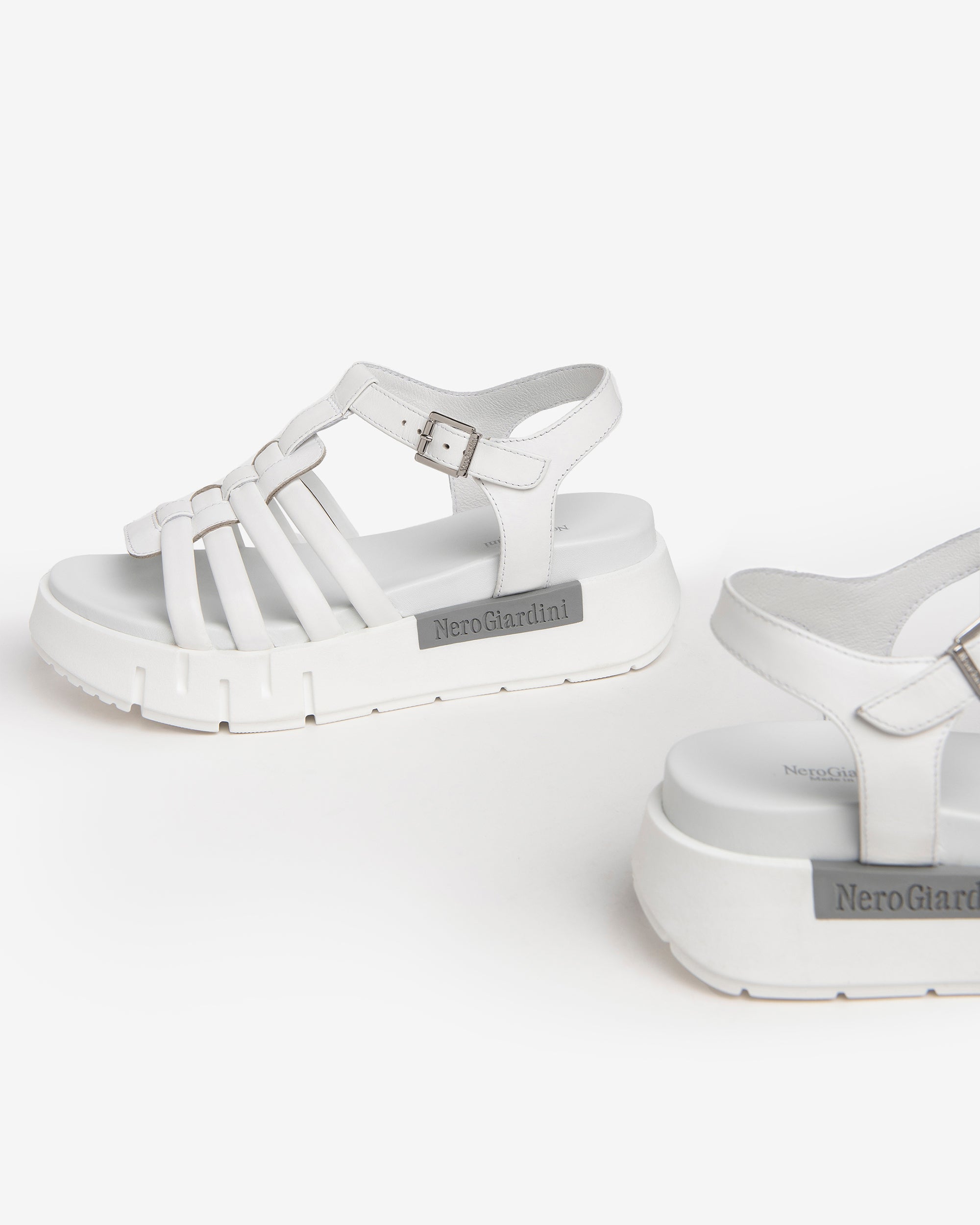 NeroGiardini Sandales Femme Cuir Confort Été