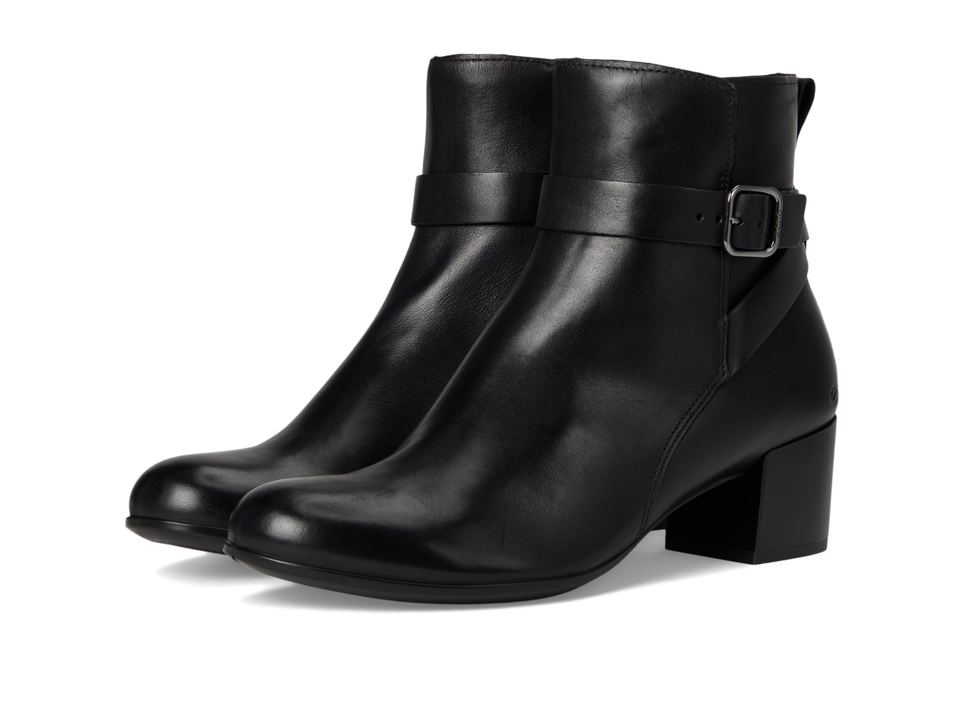 ECCO Dress Classic 35 Boots cuir noir talon 35 EU