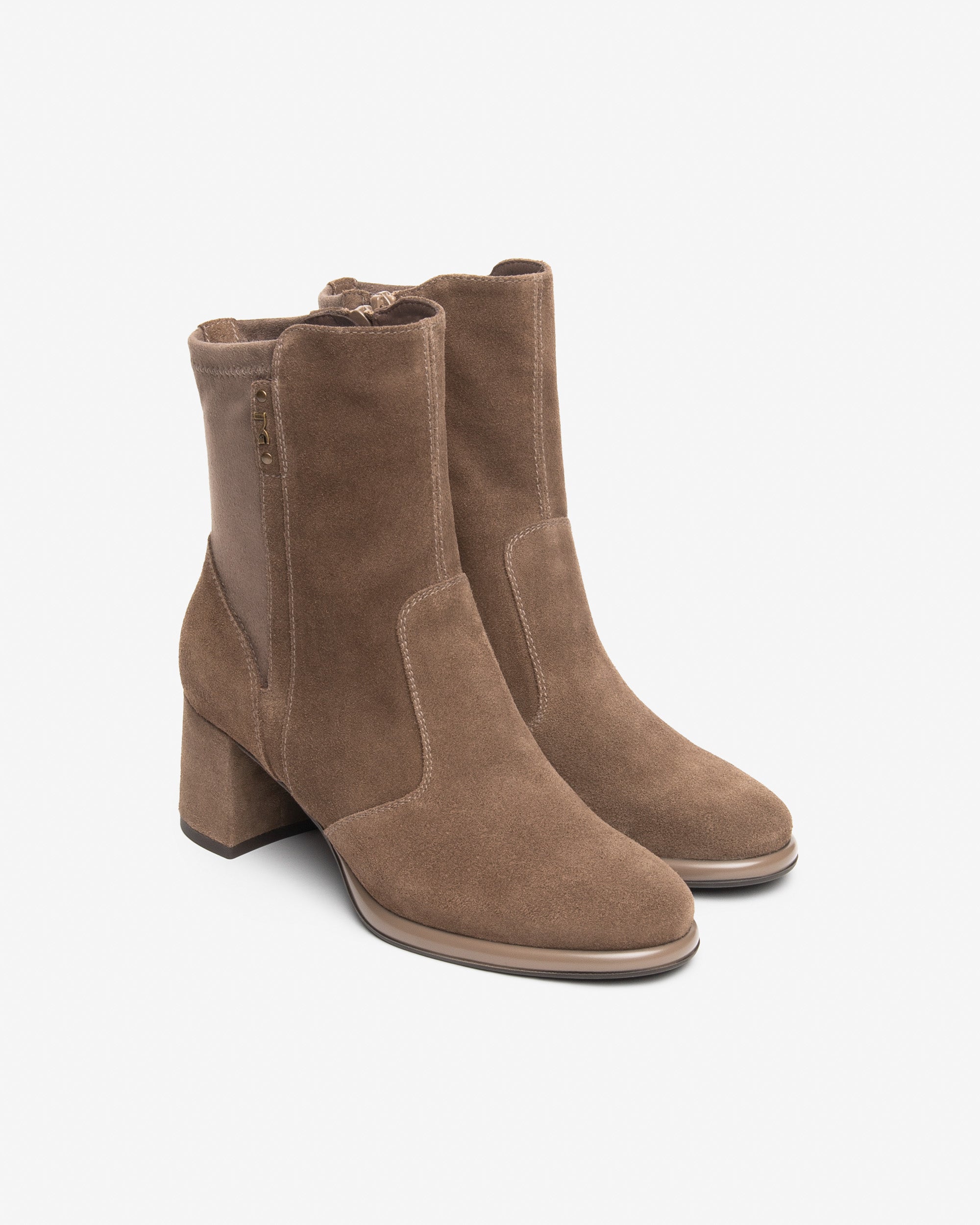 NeroGiardini Bottines Femme Velours Technique Talon 60 mm