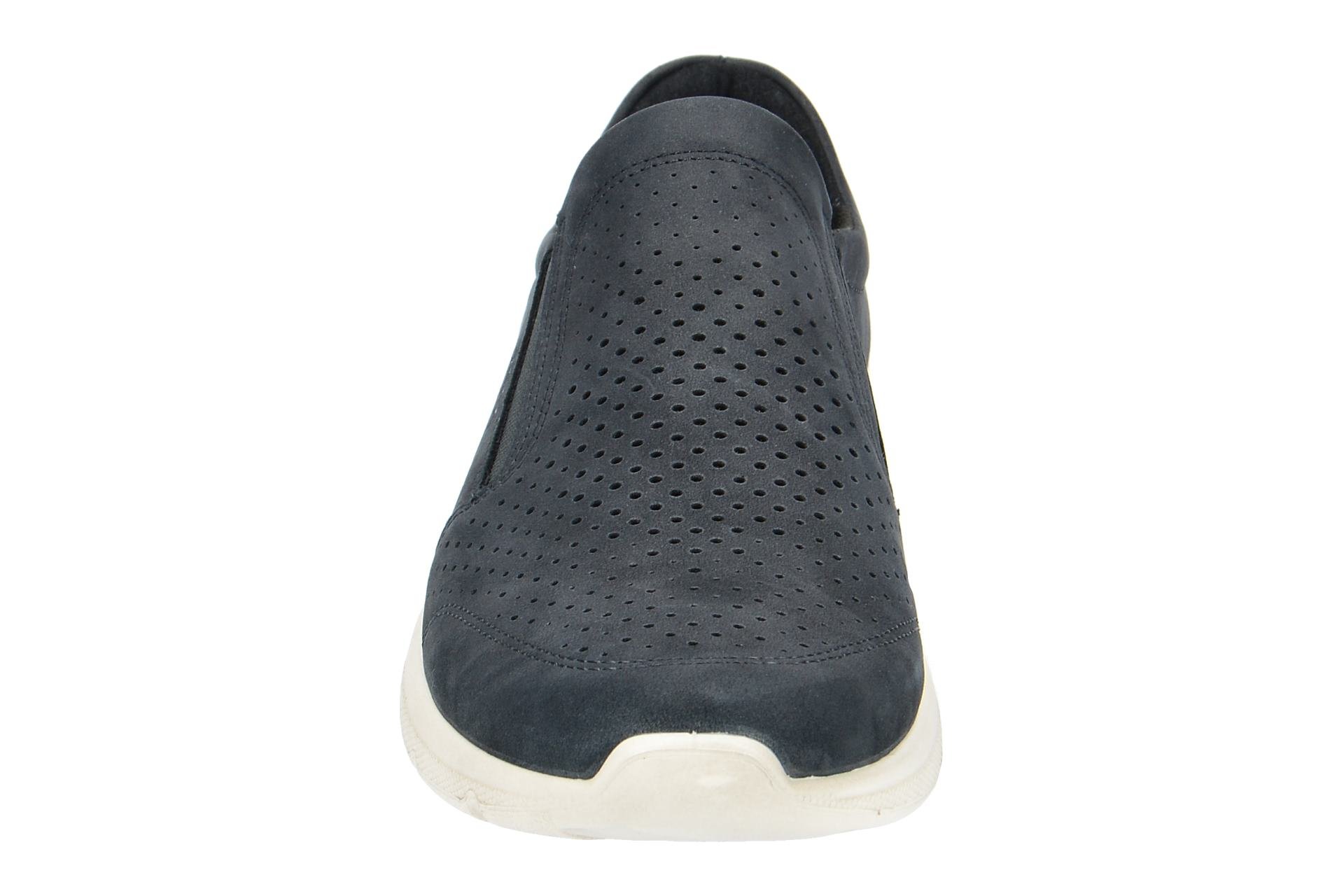 ECCO Irving basket homme navy cuir
