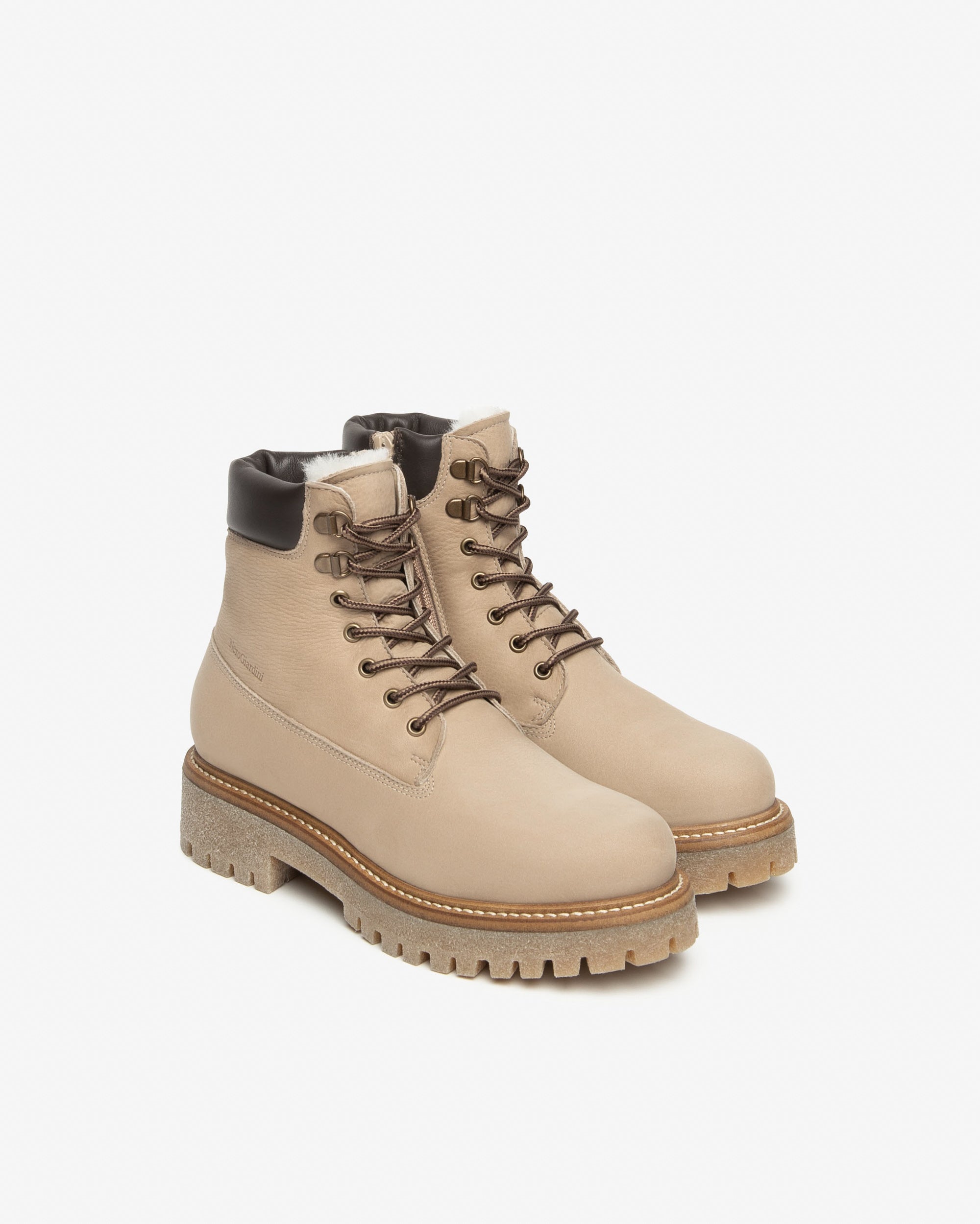 NeroGiardini Bottines Motardes Femme Cuir Made in Italy 35-41
