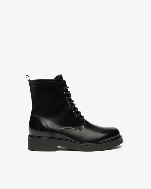 NeroGiardini Bottines Motardes Femme Cuir Rangers