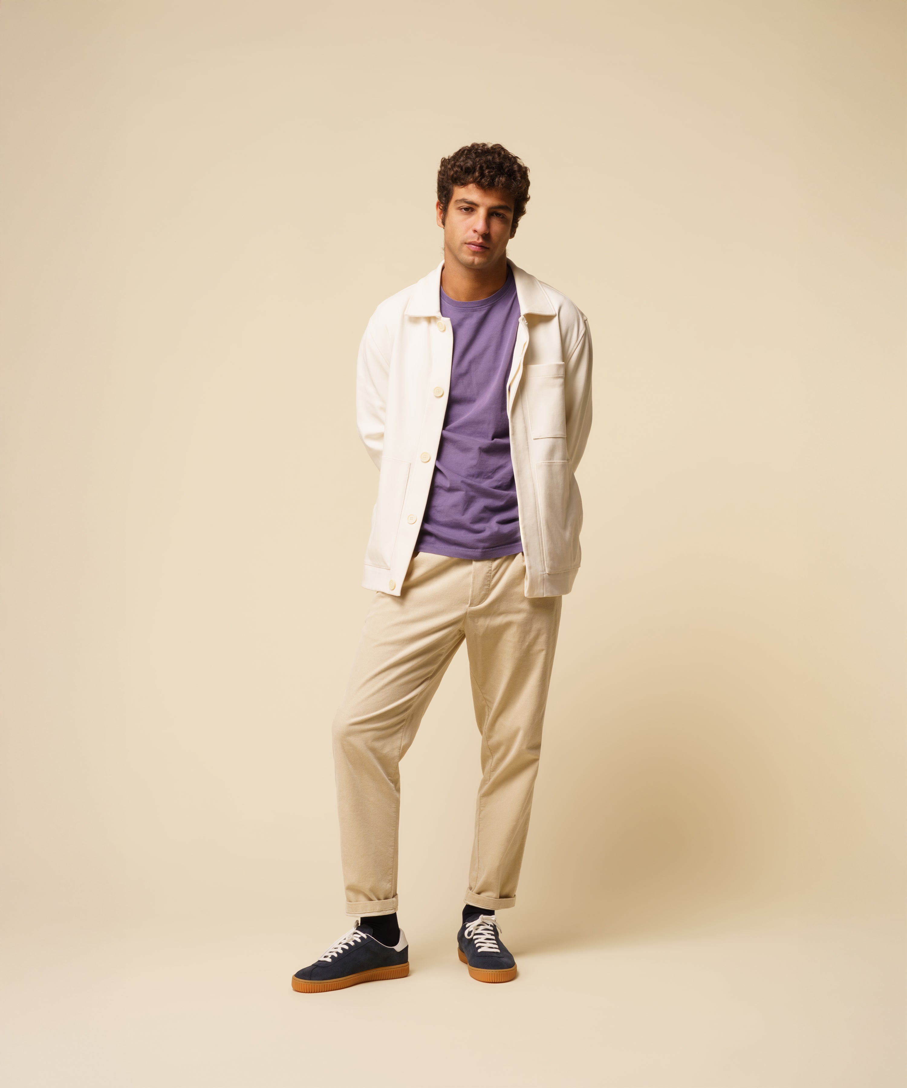 JAK Flow sneakers daim bleu marine mixte 43