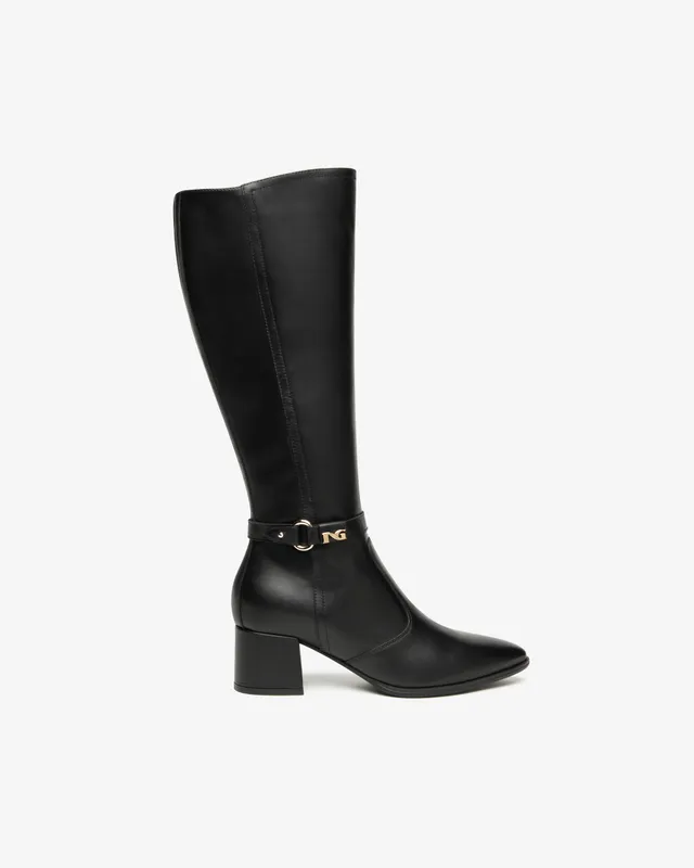 NeroGiardini Bottes Femme Cuir Automne Hiver