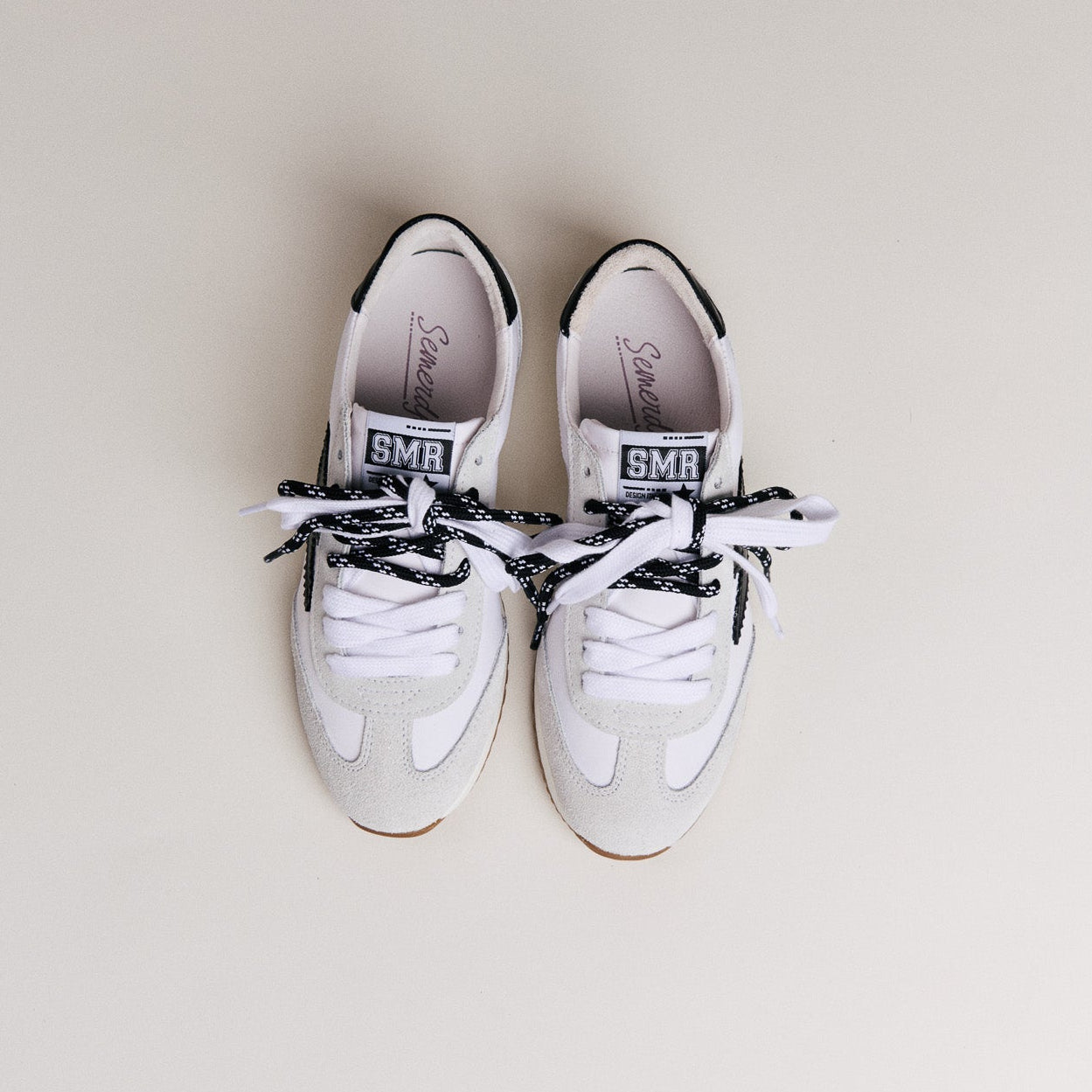 Semerdjian June D476 baskets blanc running vintage
