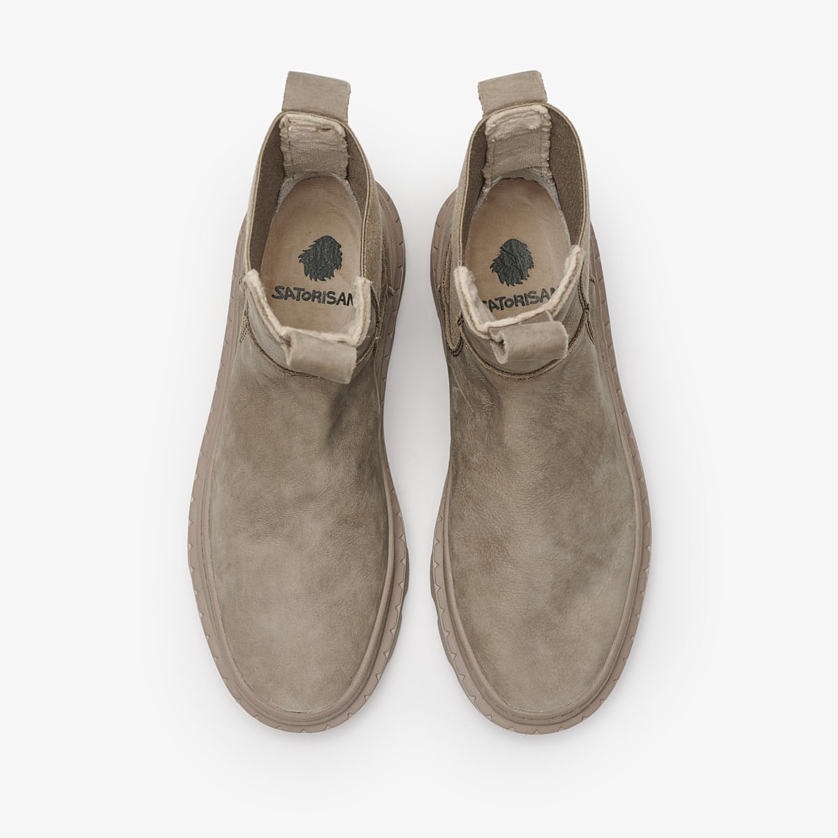Satorisan Unalome Elastics Premium bottines cuir Loden