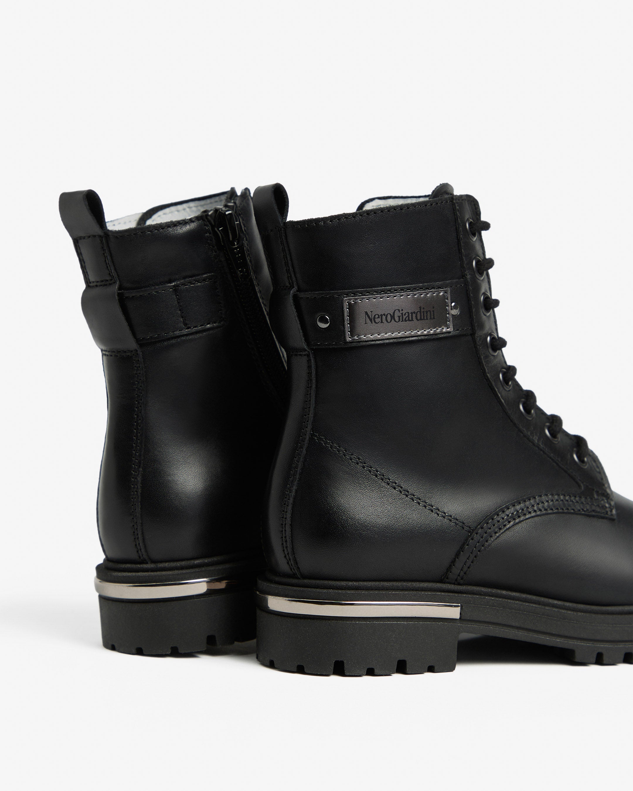 NeroGiardini Bottines Motardes Teen Fille Cuir 31