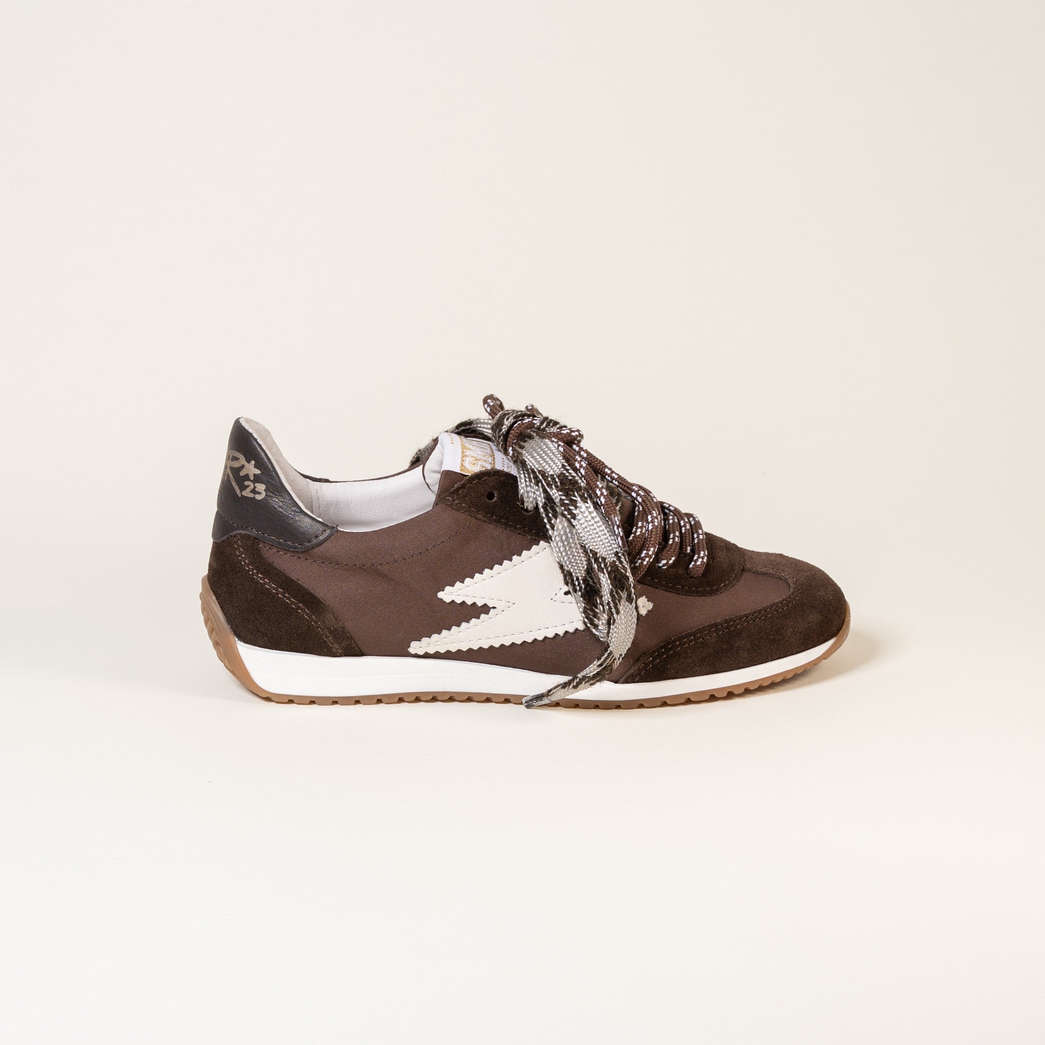 SMR June E278 baskets marron blanc taille 36