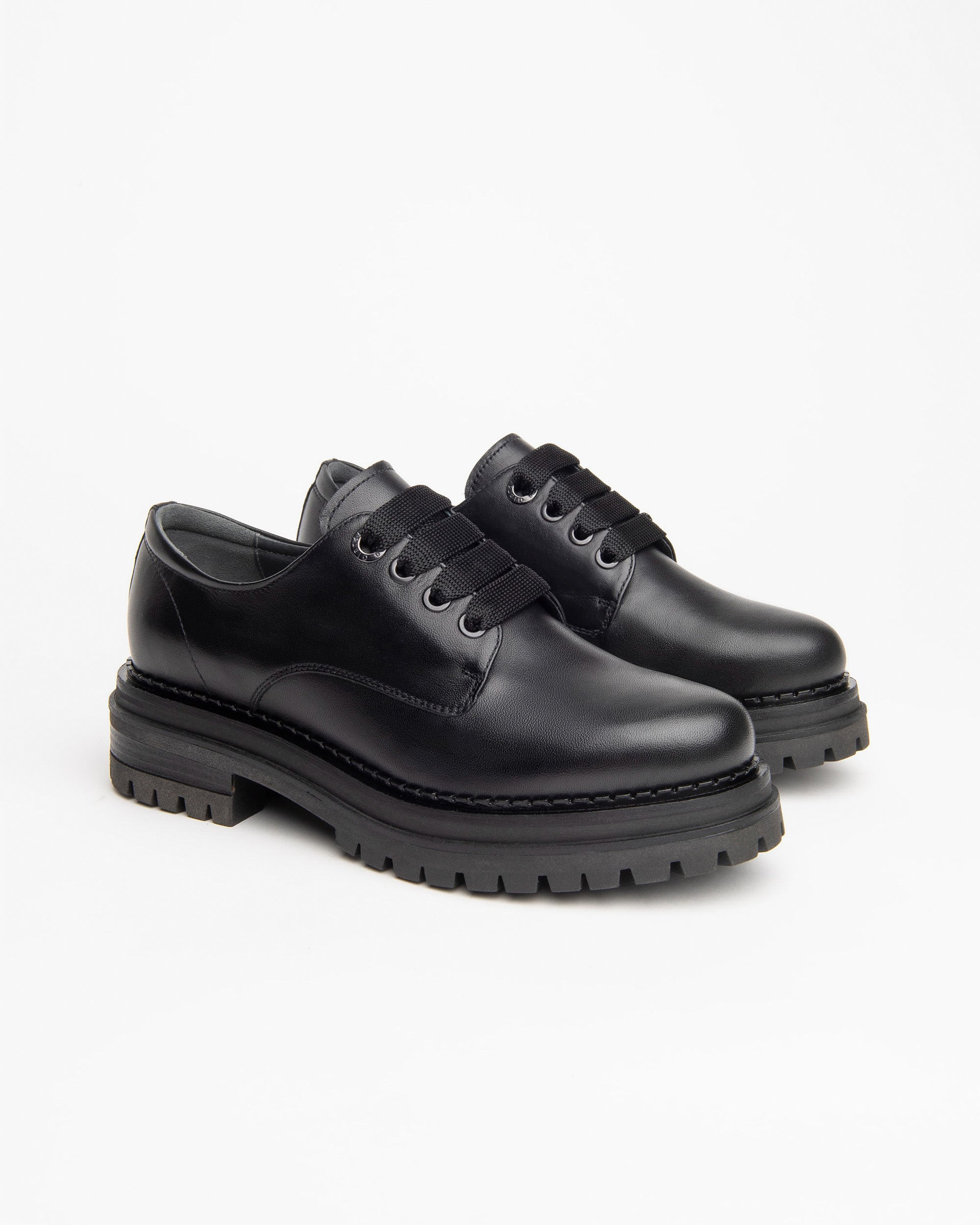 NeroGiardini Chaussures à lacets femme cuir oxford confort