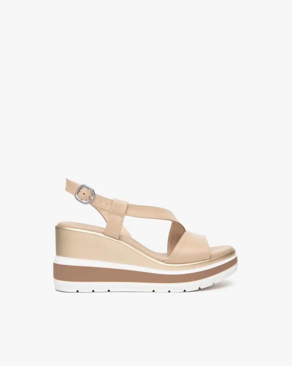 Nerogiardini Sandales Femme Cuir Confort Été
