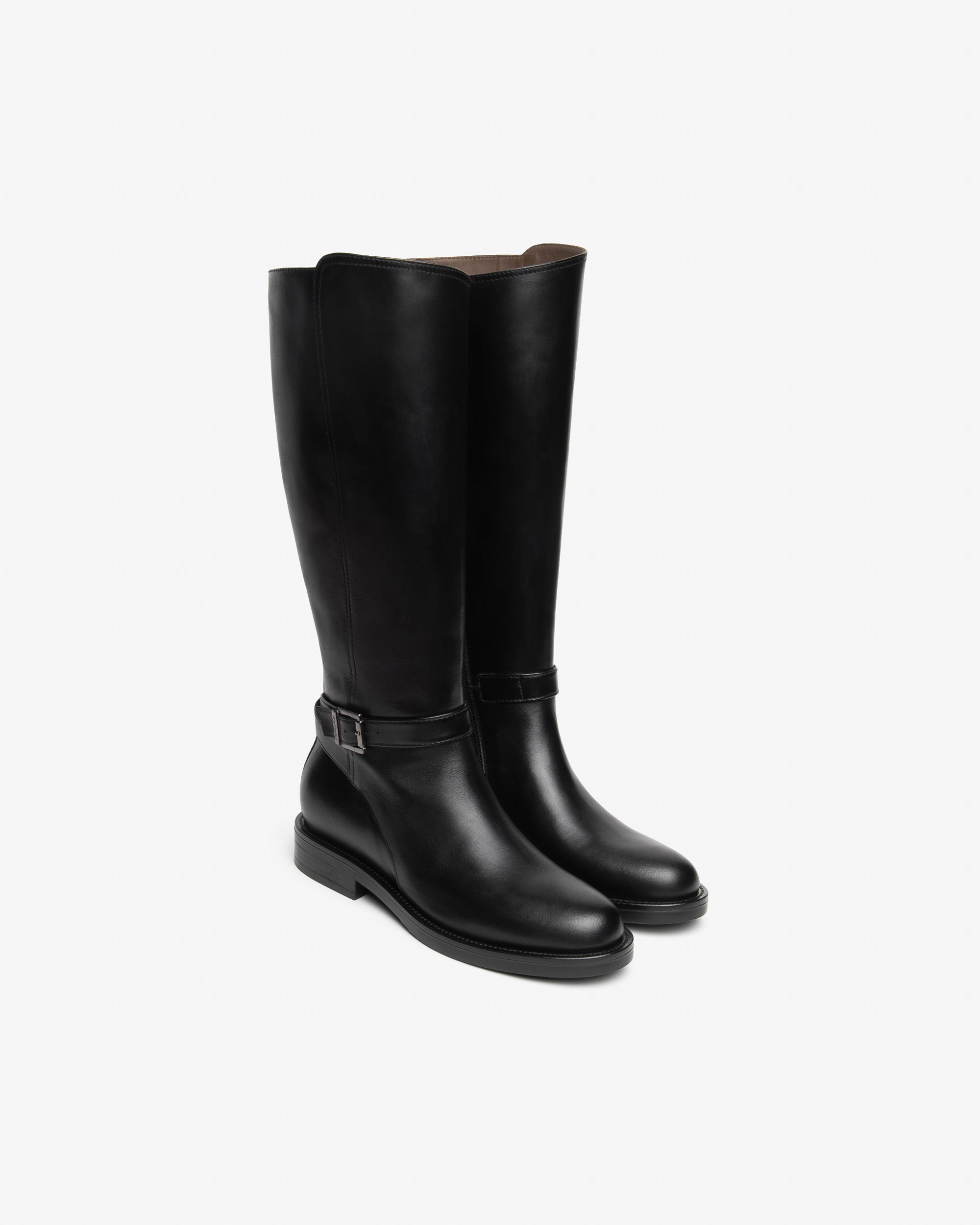 Nerogiardini Bottes Femme Cuir Bottes Zip Talon 38