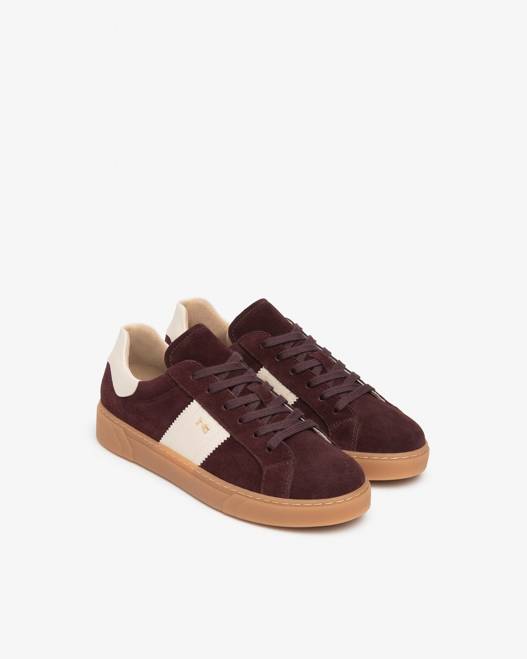 NeroGiardini Sneakers baskets femme daim et cuir