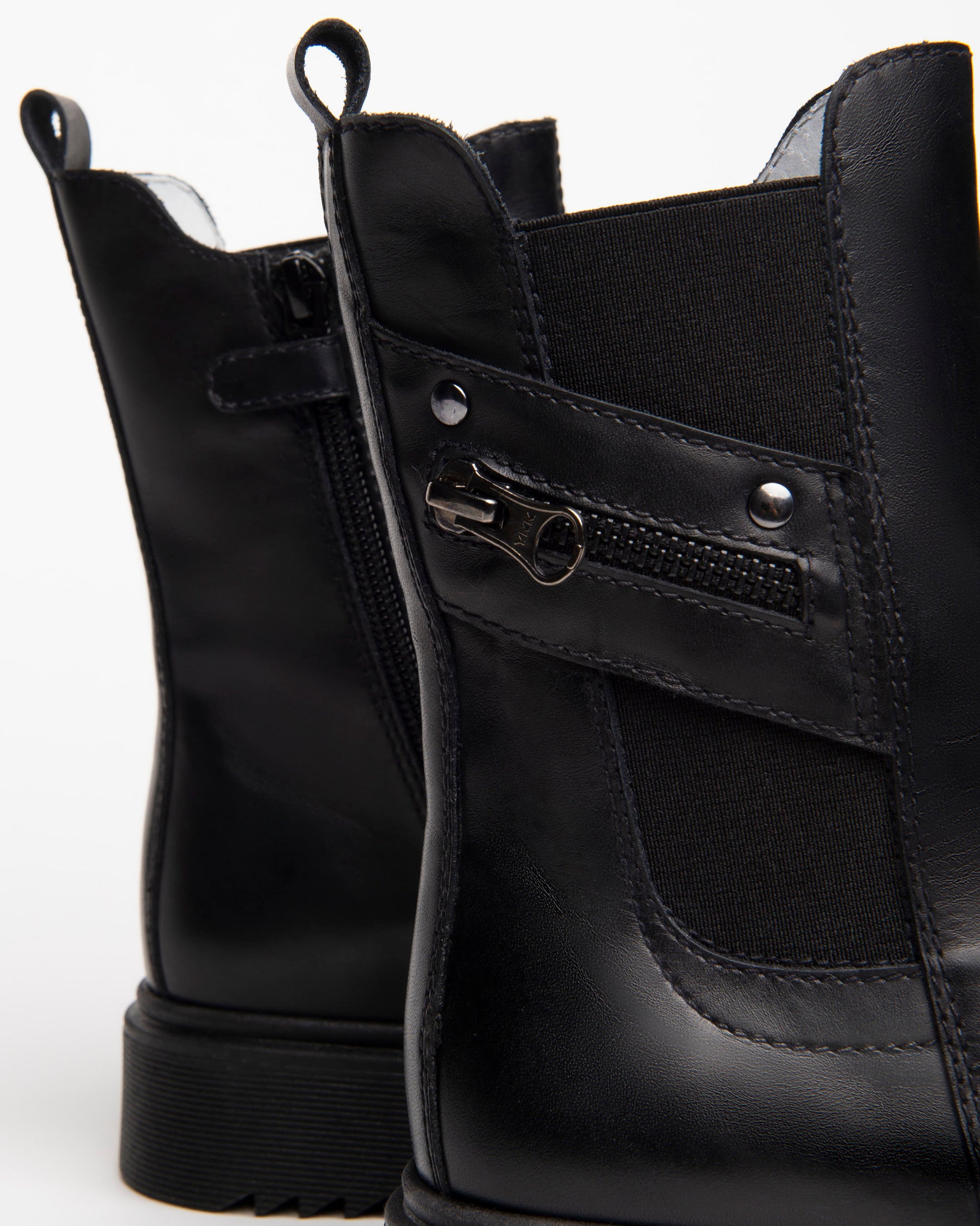 NeroGiardini Bottines Teens Fille en Cuir Plateforme