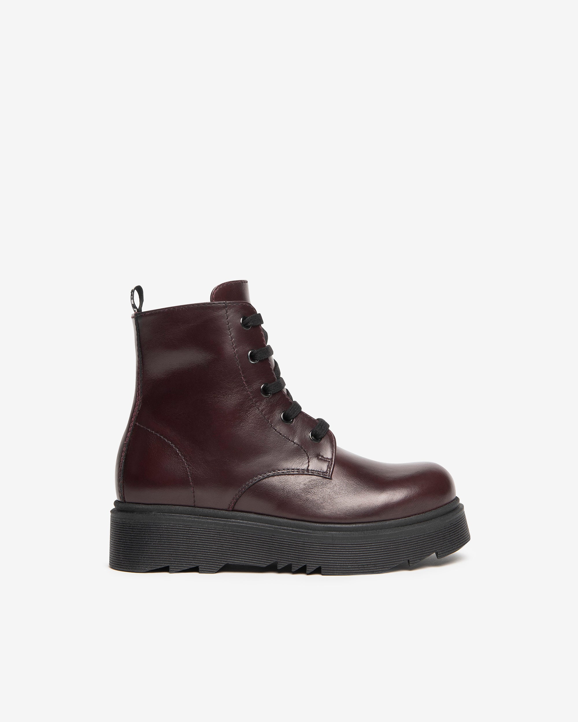 NeroGiardini Bottines Teens Fille Cuir Lacets Plateforme