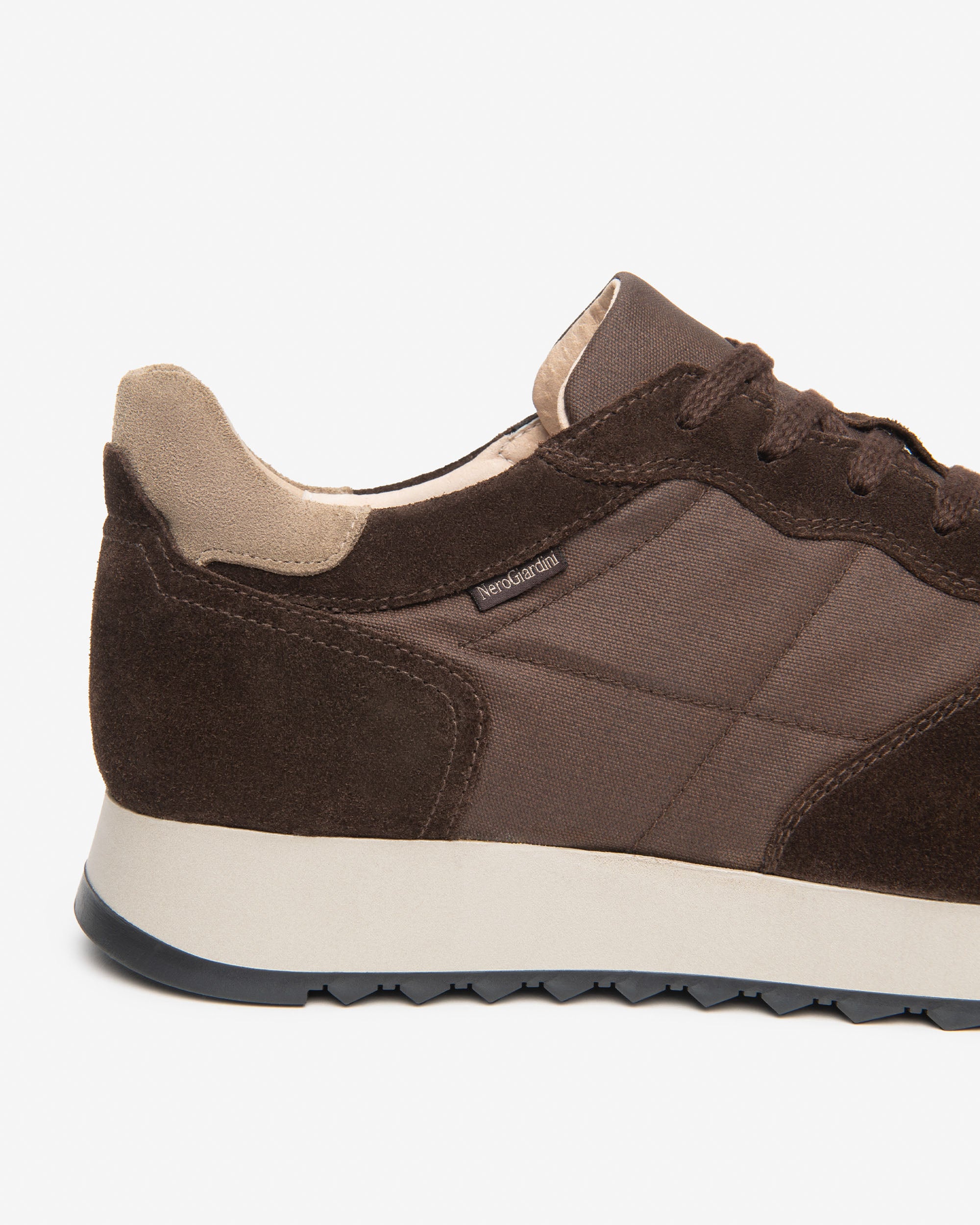 NeroGiardini Sneakers Homme Daim Toile Baskets Lacets