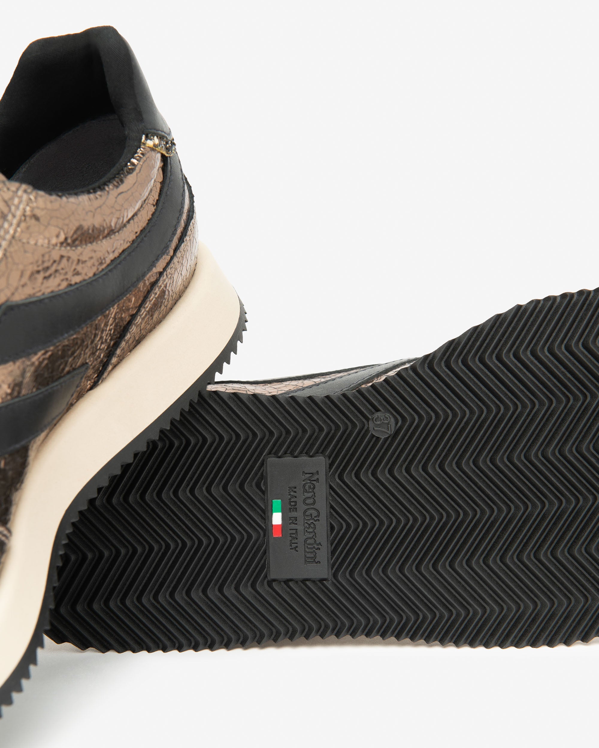 NeroGiardini Sneakers Femme Cuir 35-41 Semelle Memory