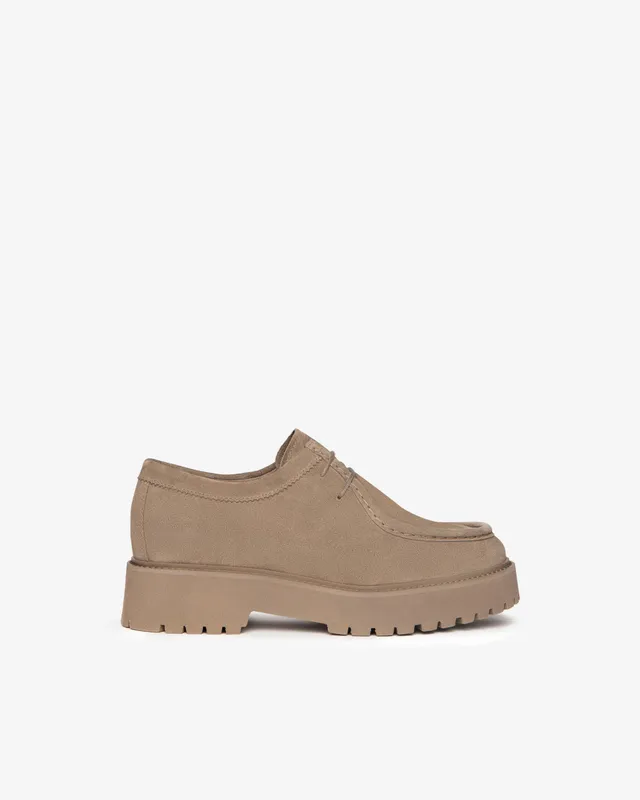 NeroGiardini Chaussures lacets cuir velours femme