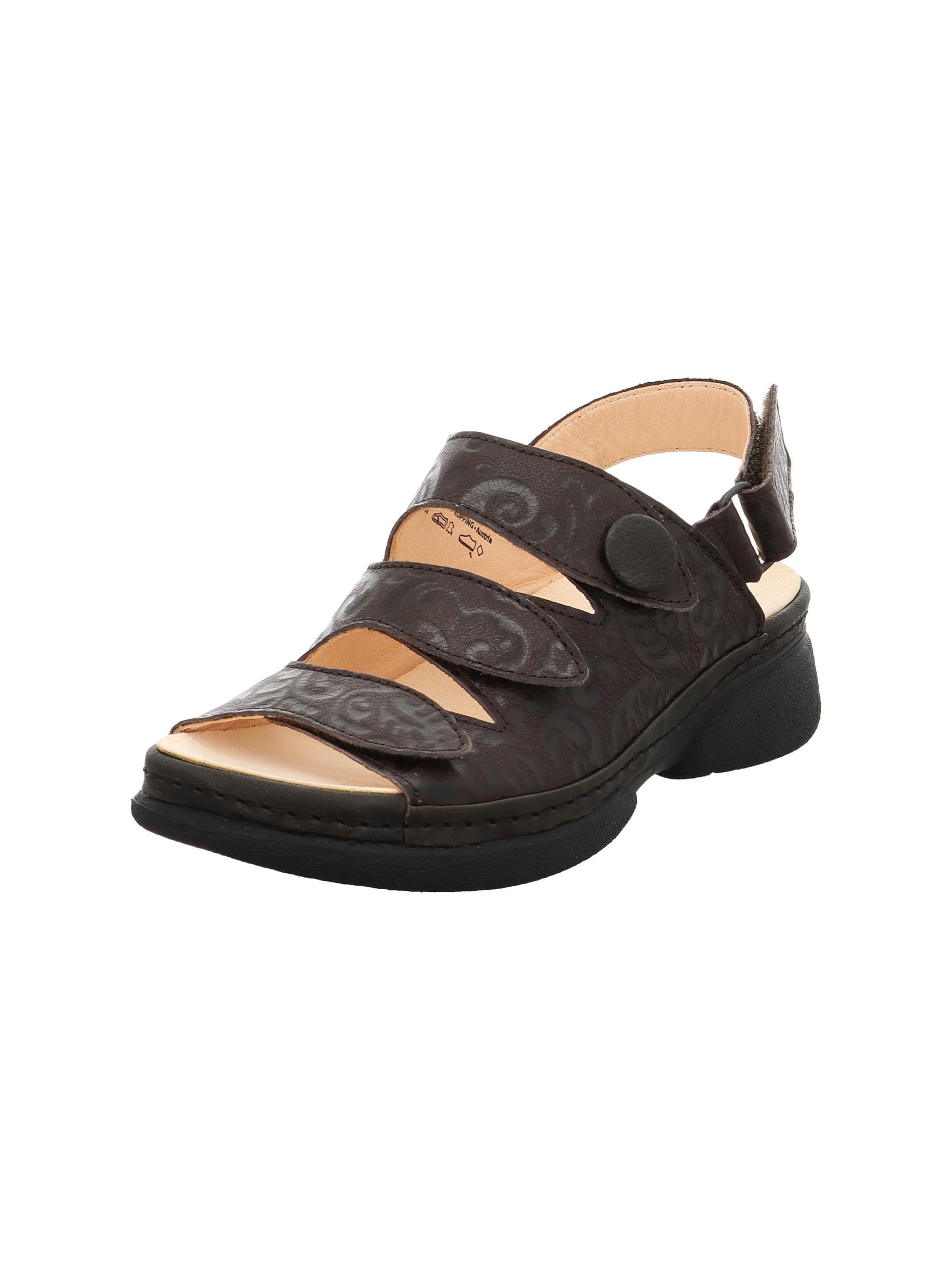 Think Cambio sandale cuir cherry kombi confort