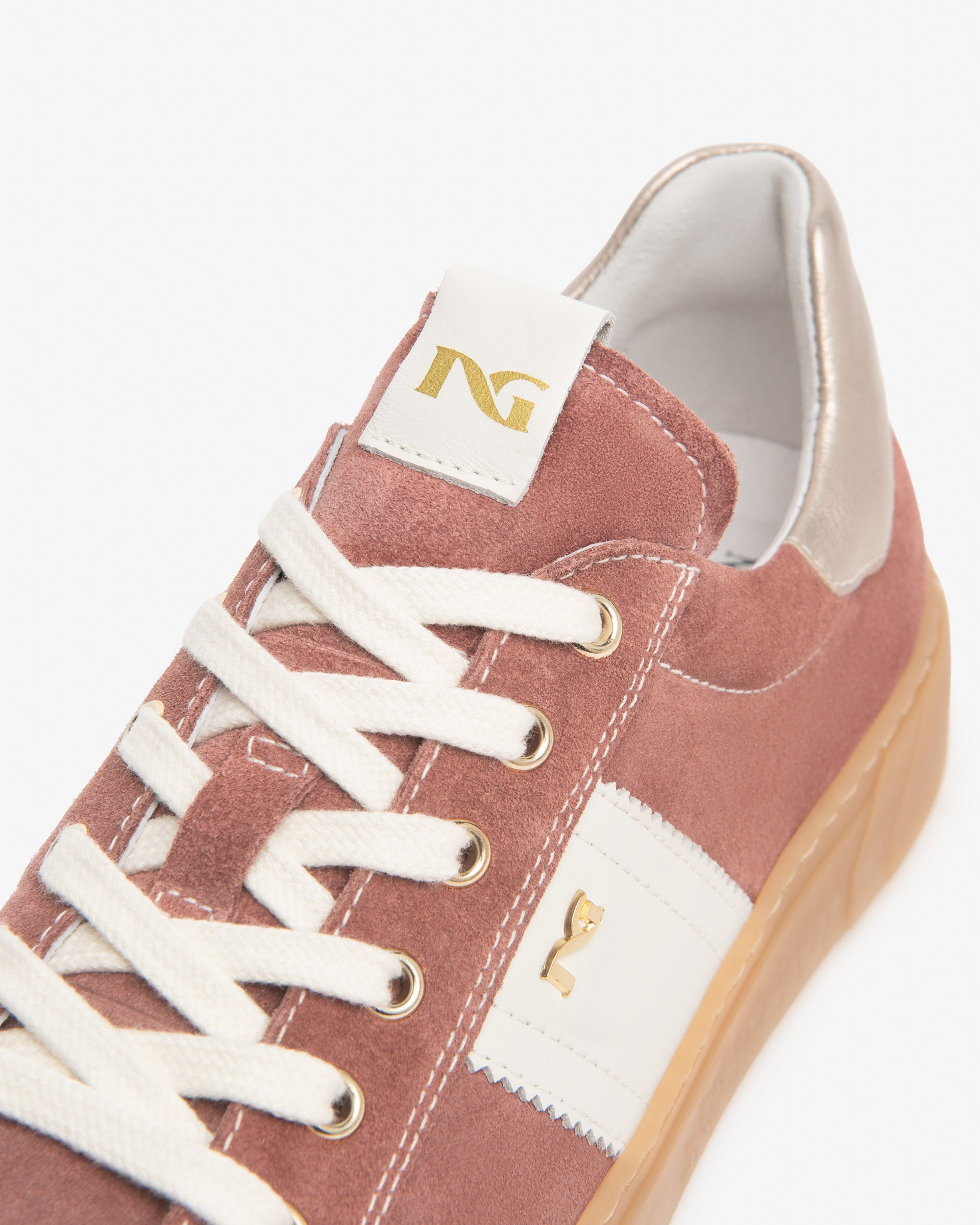 NeroGiardini Sneakers Femme Cuir Velours Été Confort