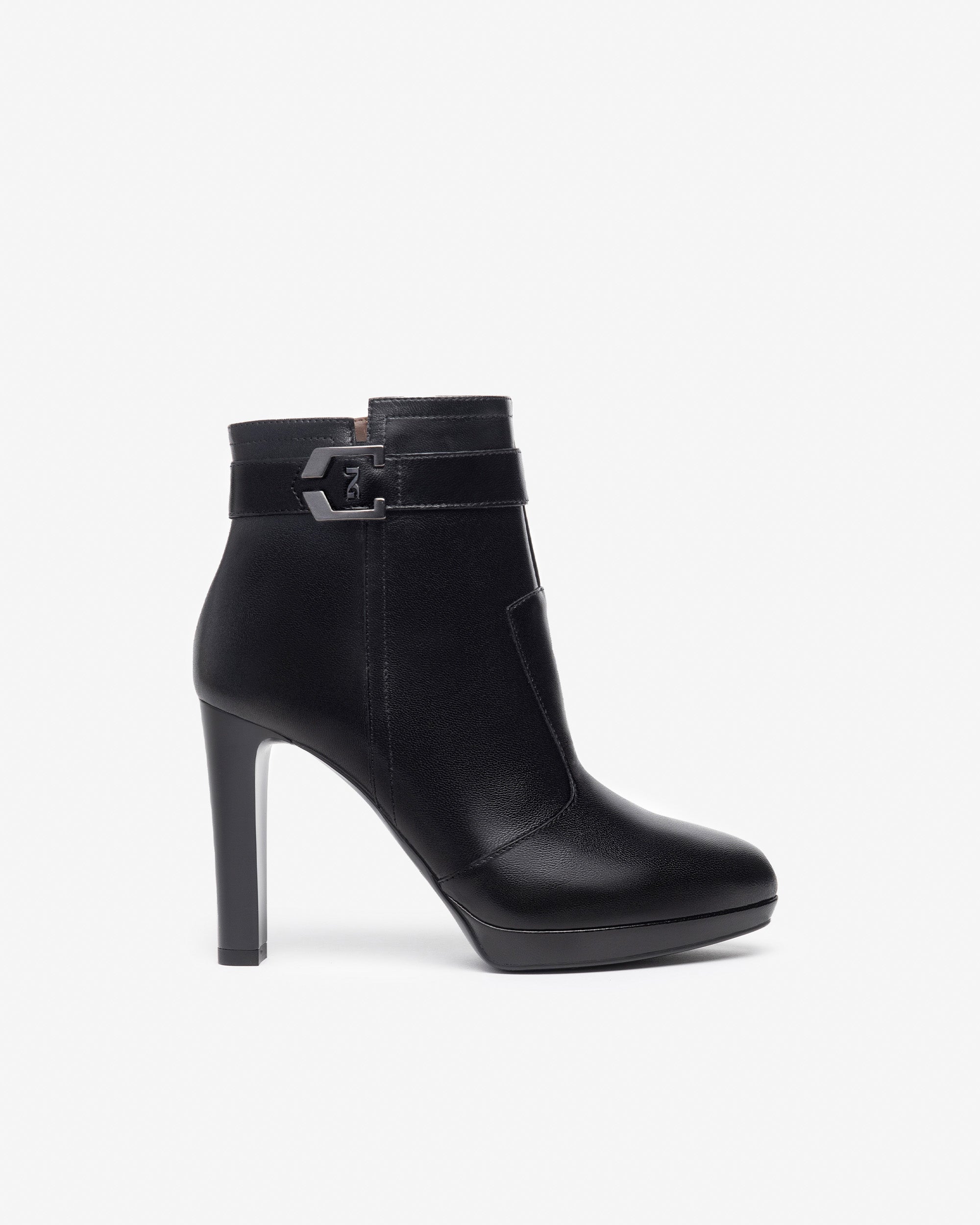 Nerogiardini Bottines Bottines Femme Cuir Confort Ville