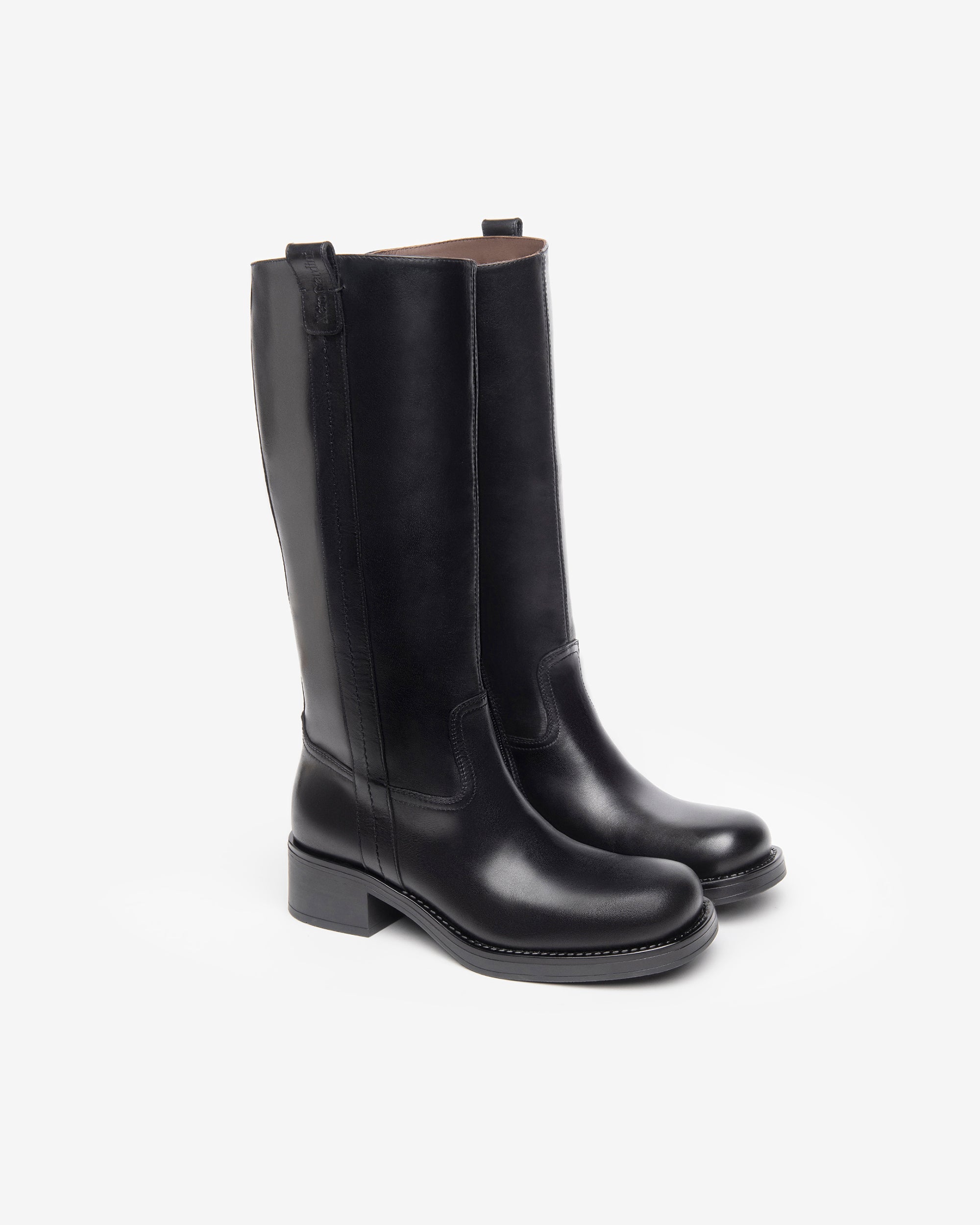 Nerogiardini Bottes Femme Cuir Confort Automne Hiver