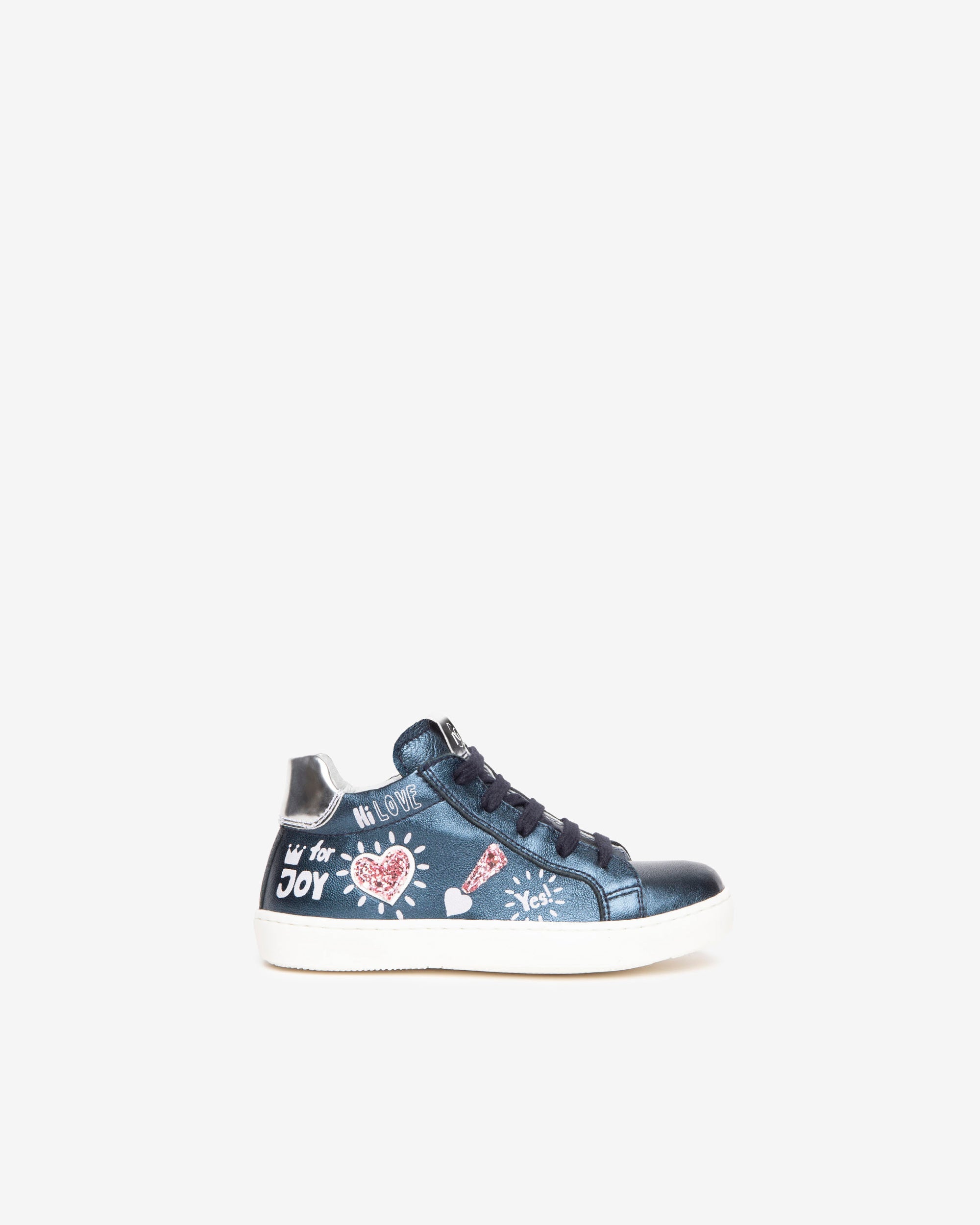 Nerogiardini Sneakers Kids Fille Cuir Lamé 28