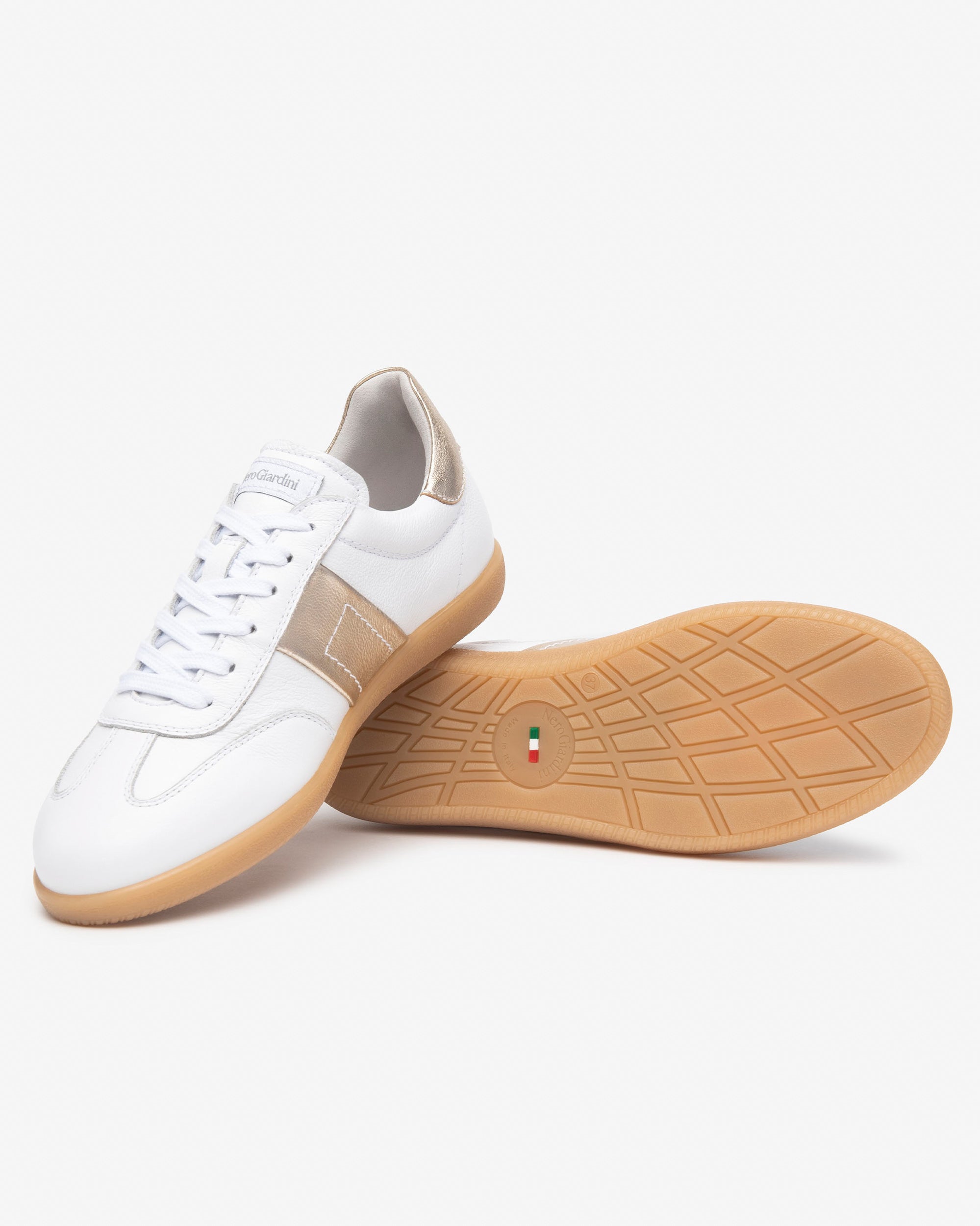 NeroGiardini Sneakers baskets femme cuir DryGo confort