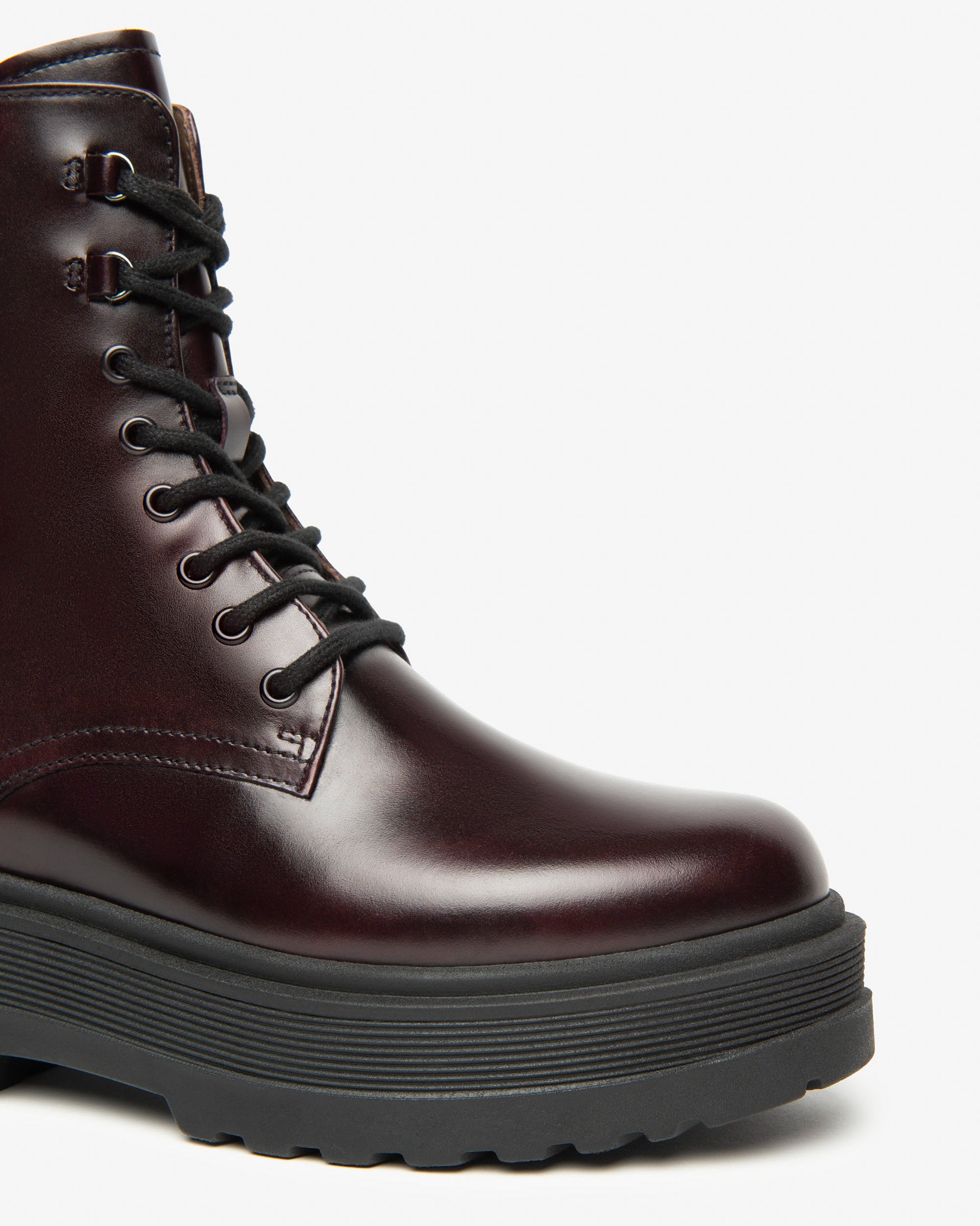 Nerogiardini Bottines Motardes Femme Cuir Plateforme