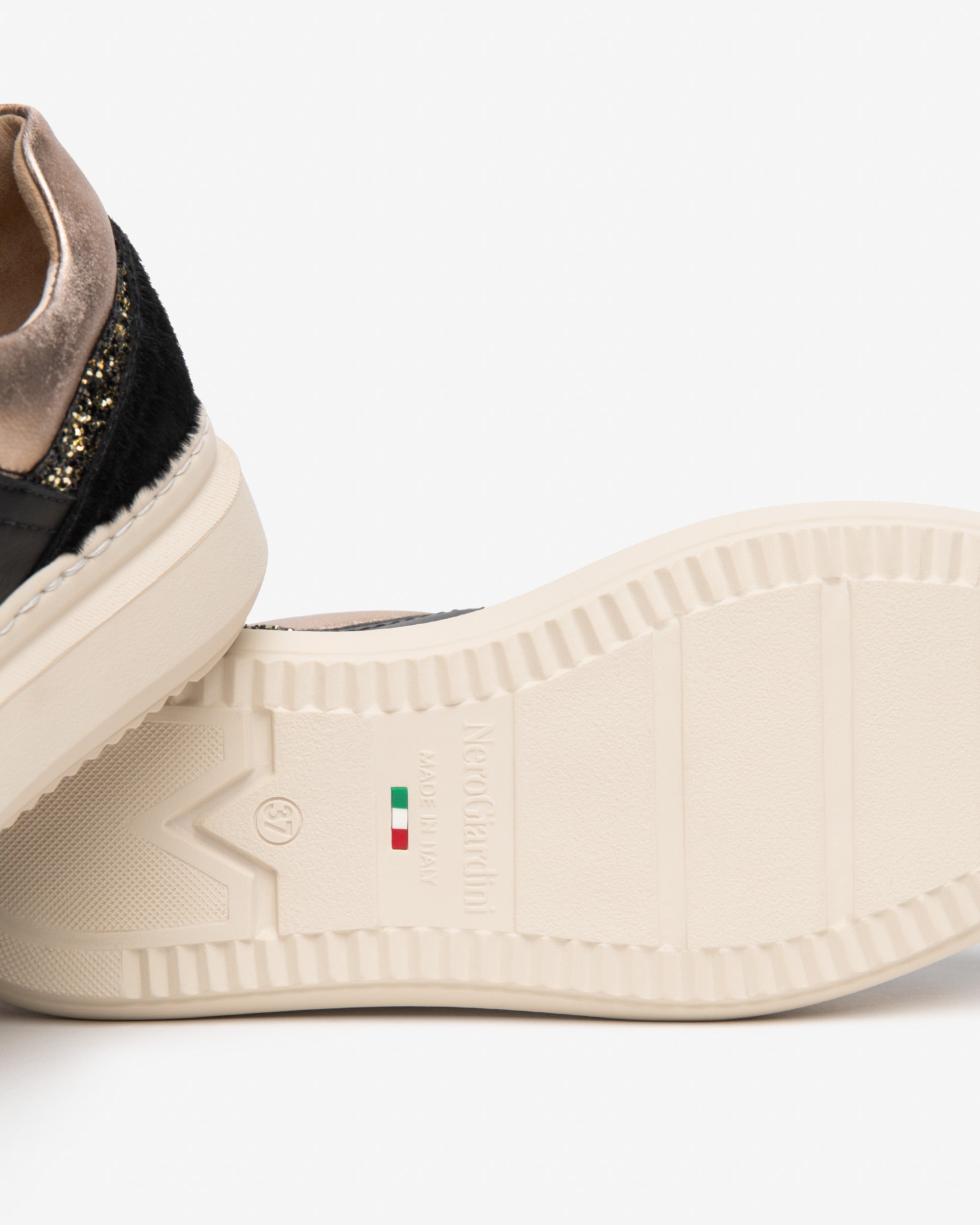 NeroGiardini Sneakers Femme Cuir Plateforme 40 mm