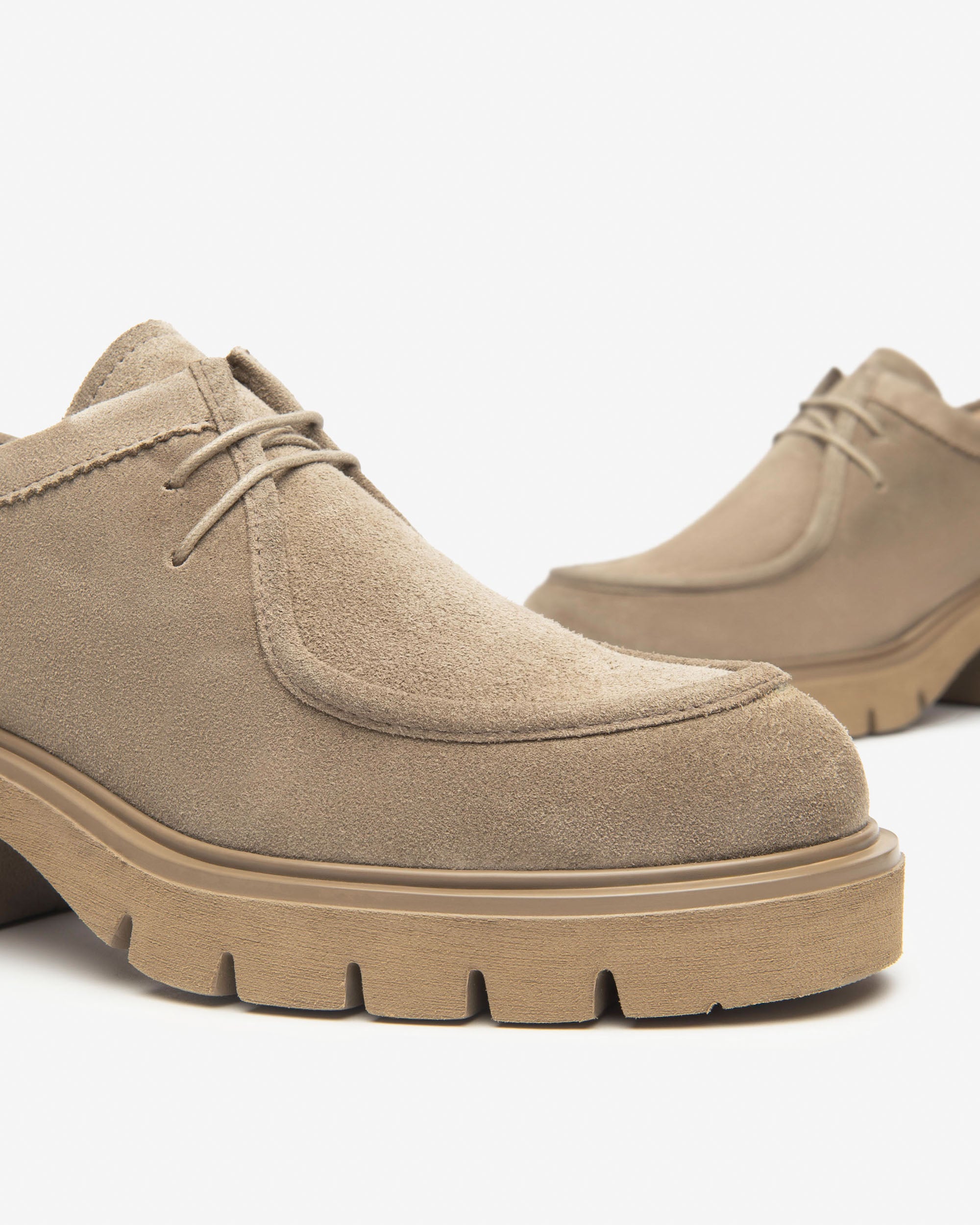 Nerogiardini Chaussures à Lacets Femme Cuir Velours