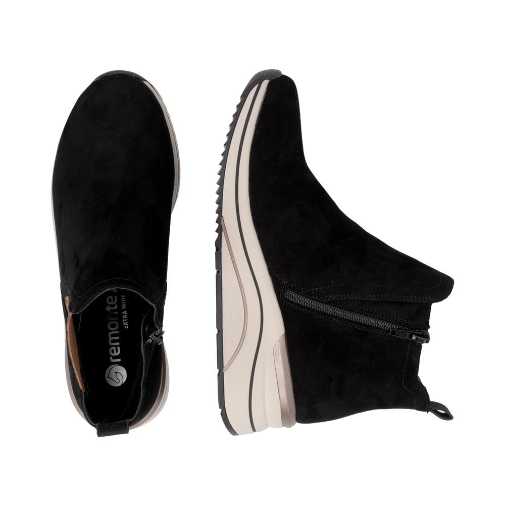 Remonte D0T75 Bottines Chelsea Femme Noir 39 EU Large