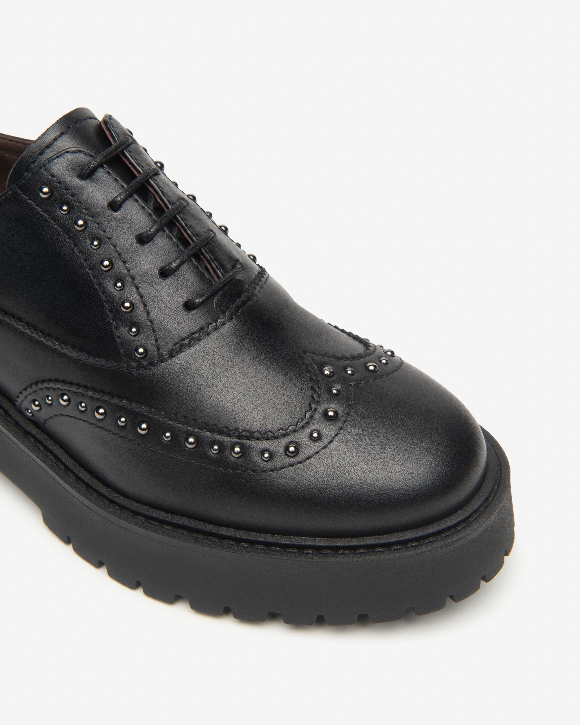 NeroGiardini Chaussures à Lacets Femme Cuir Oxford