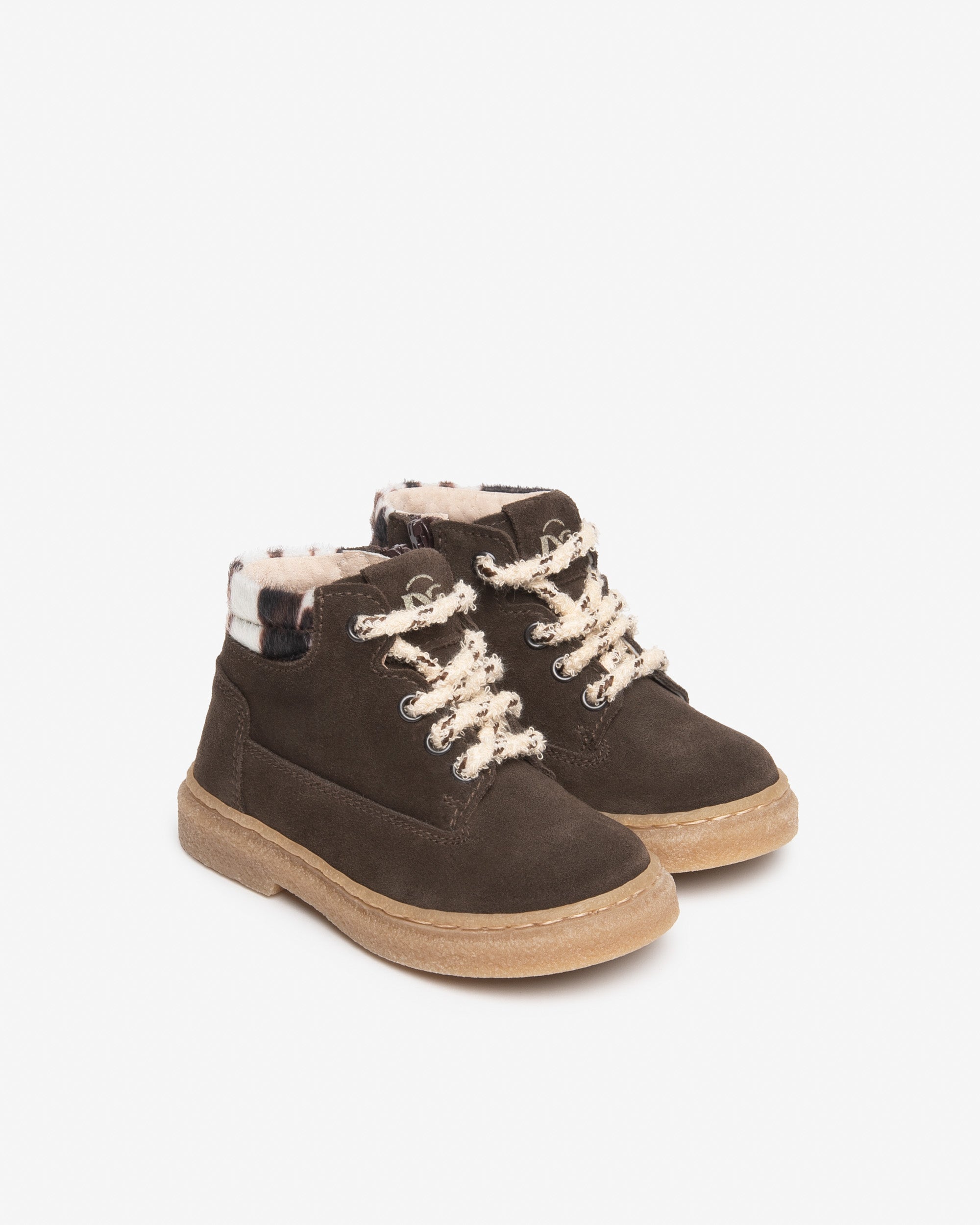 NeroGiardini Bottines Junior Fille Velours Animalier 24
