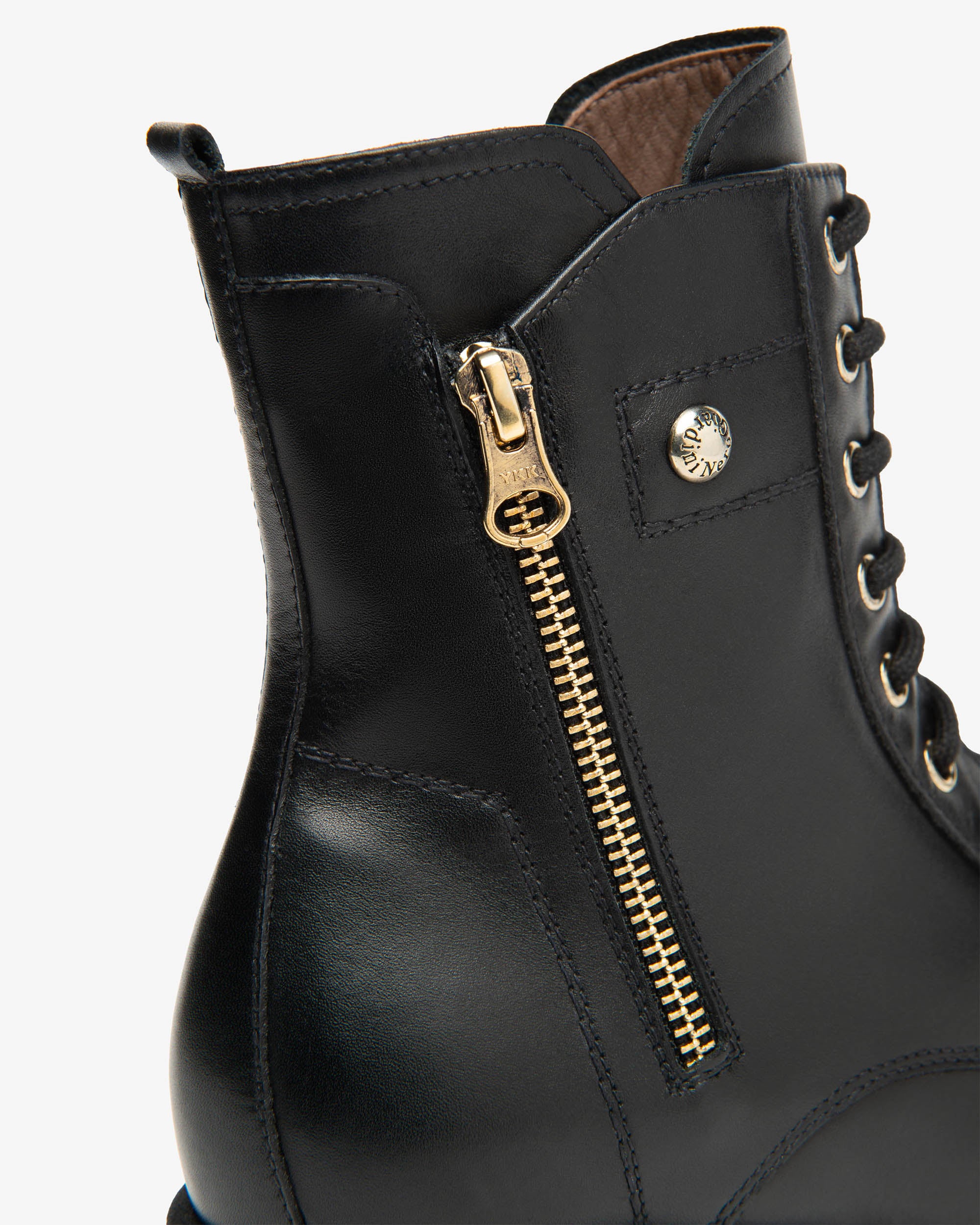 NeroGiardini Bottines Motardes Femme Cuir Confort Memory