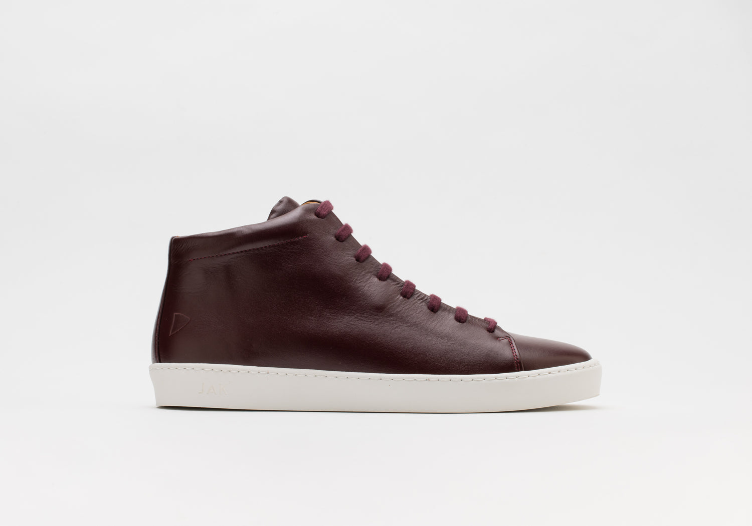 JAK Royal Hi Bordeaux sneakers cuir montant bordeaux