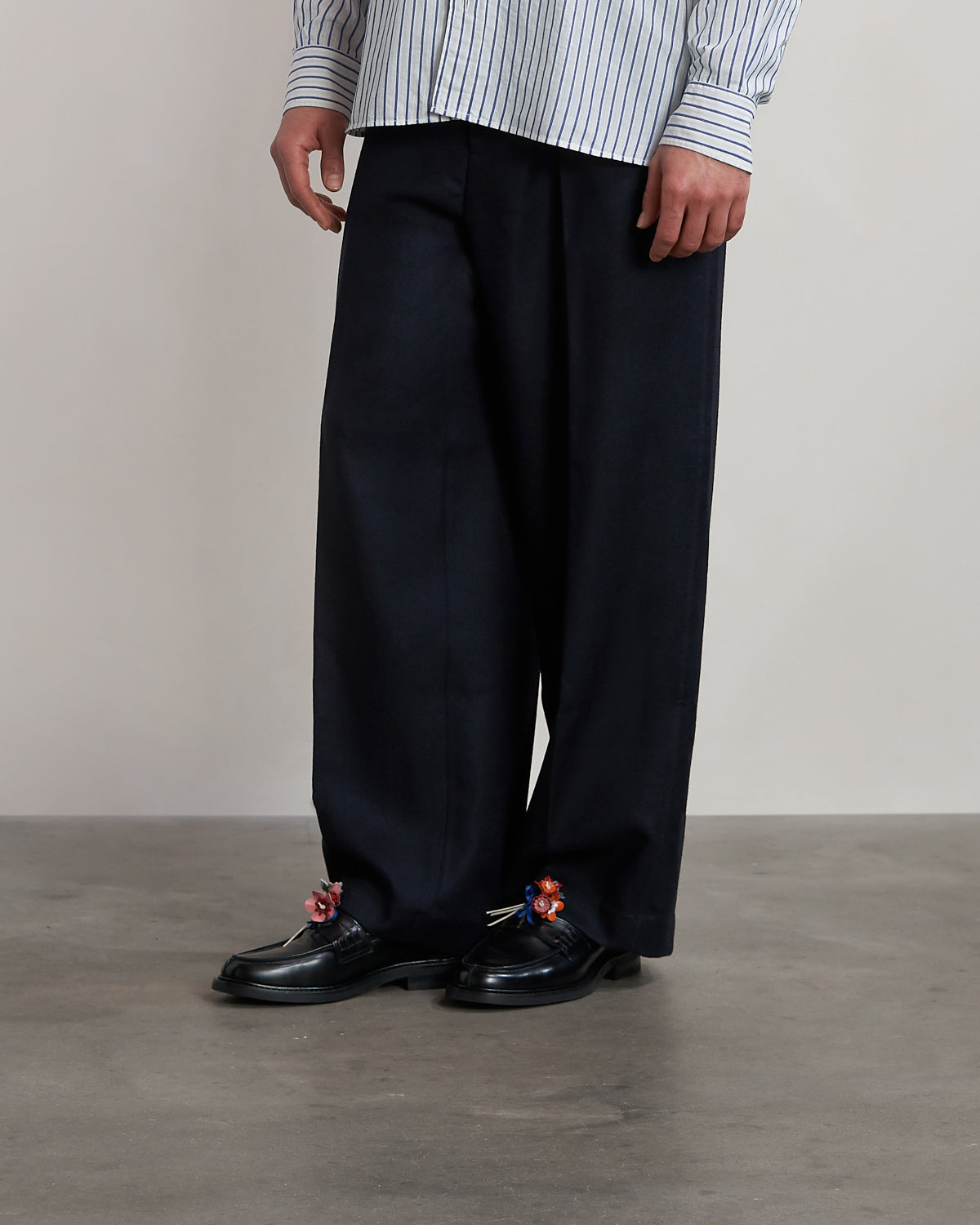Filling Pieces Loafer Bouquet mocassins noirs cuir nappa