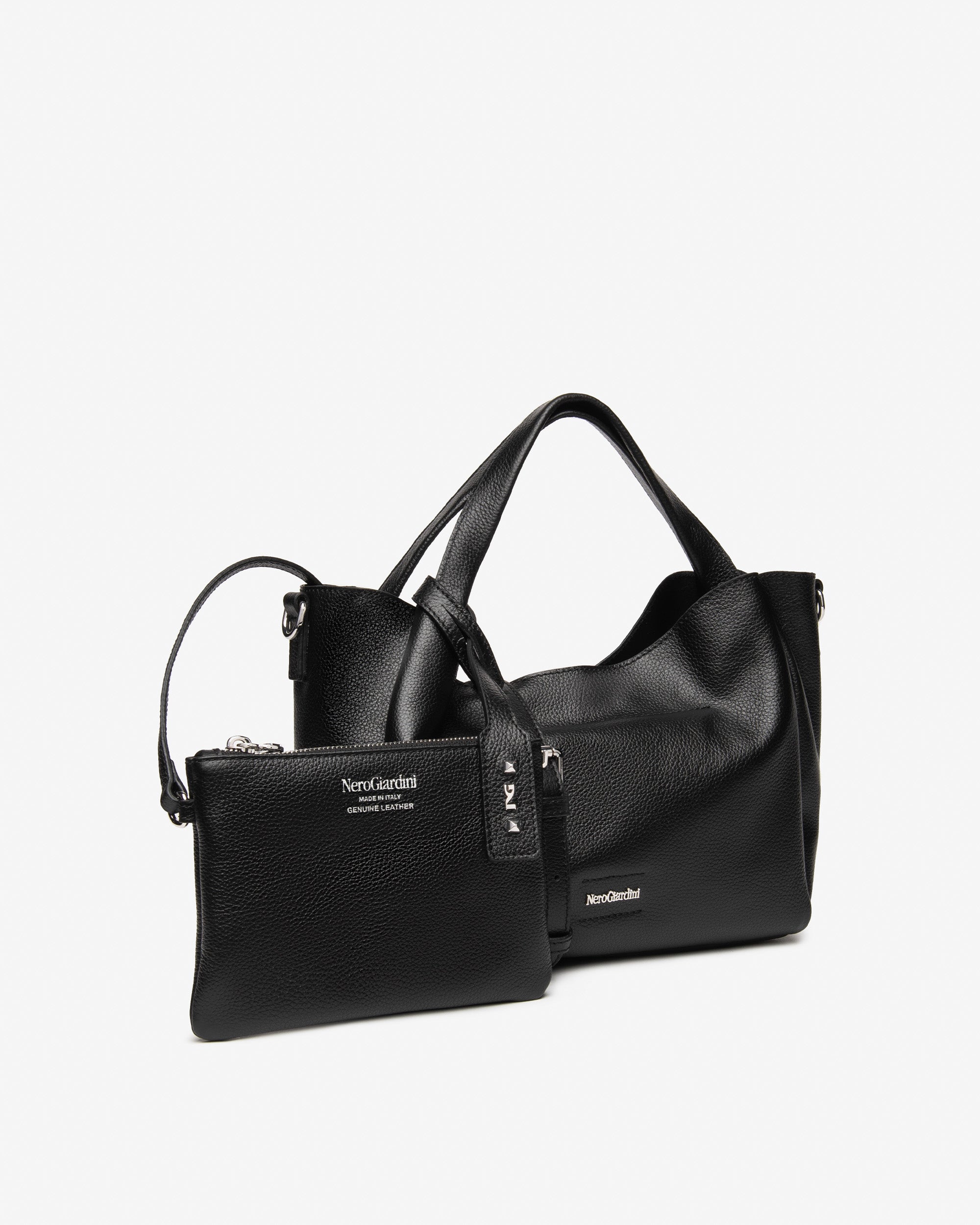 Nerogiardini Besace Femme en Cuir Hobo