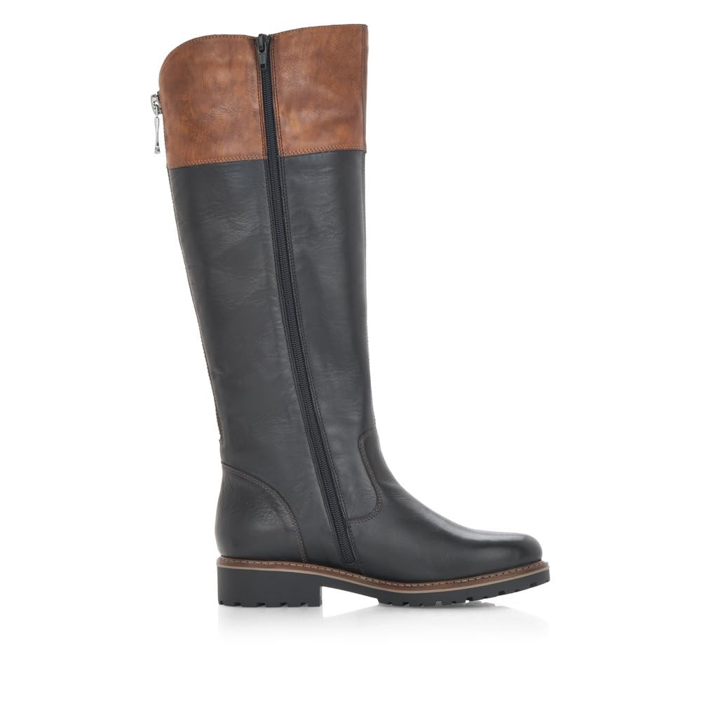 Remonte R6581 bottes hiver cuir zip TEX femme